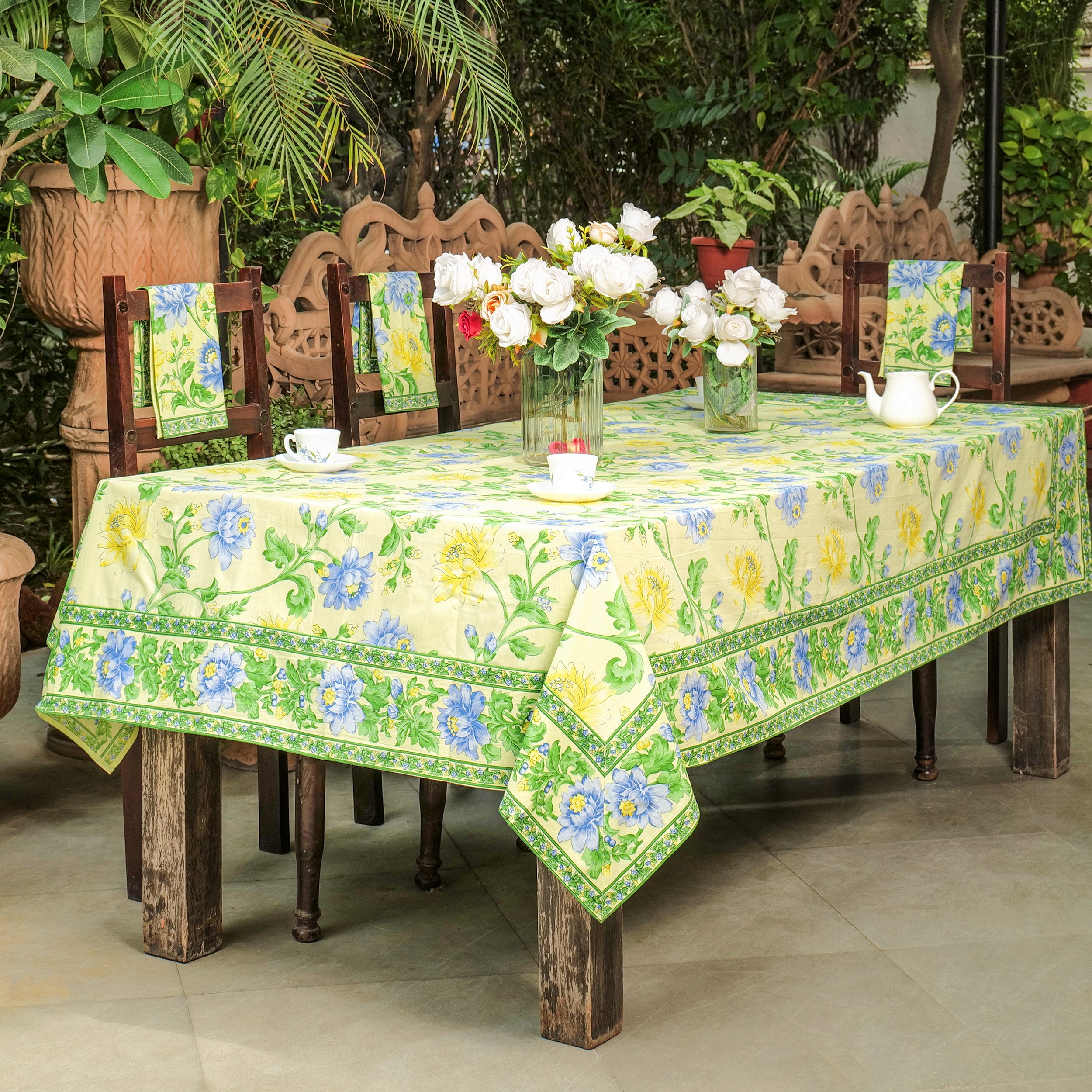 Rosehip Tablecloth - Yellow