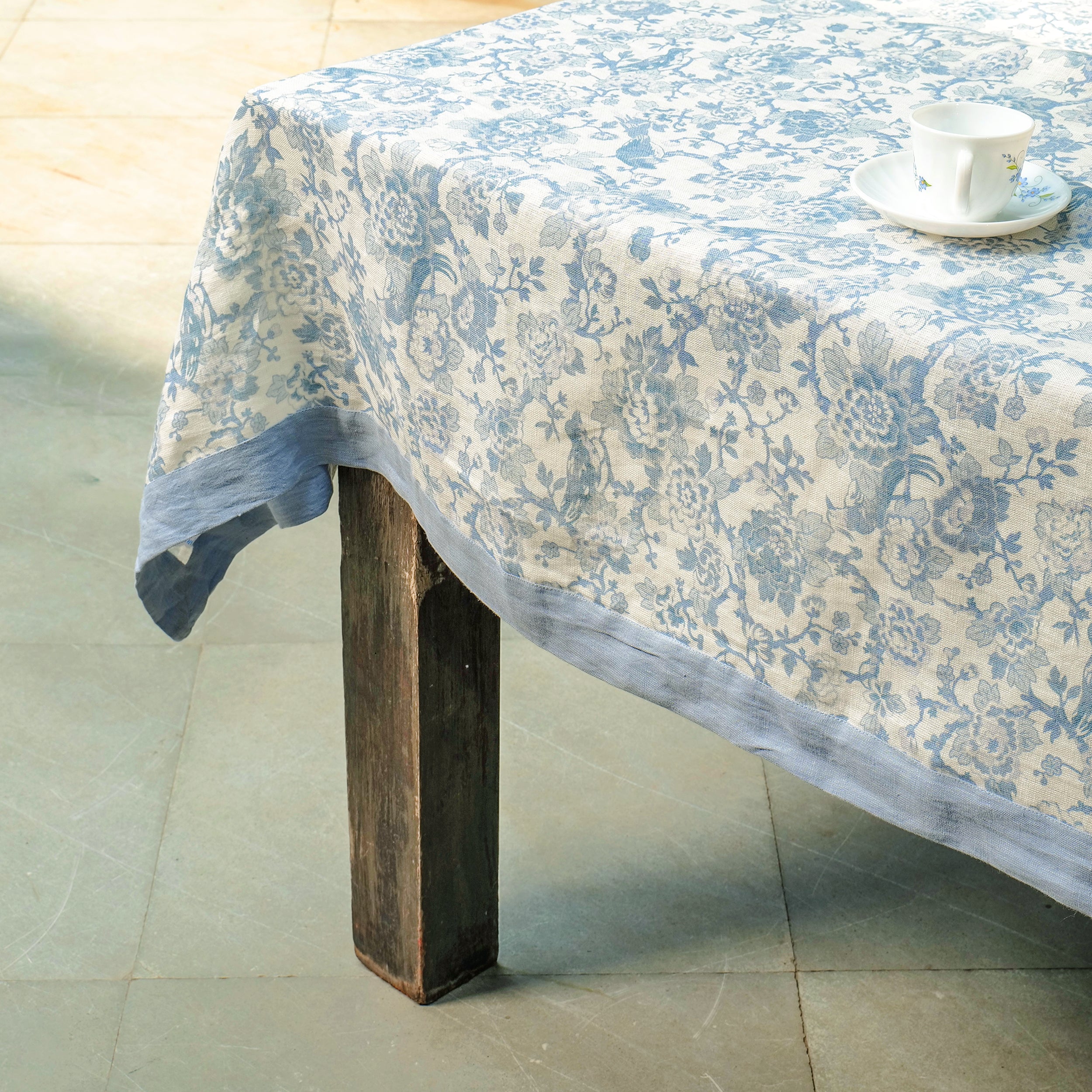 Zen Garden Tablecloth - Blue