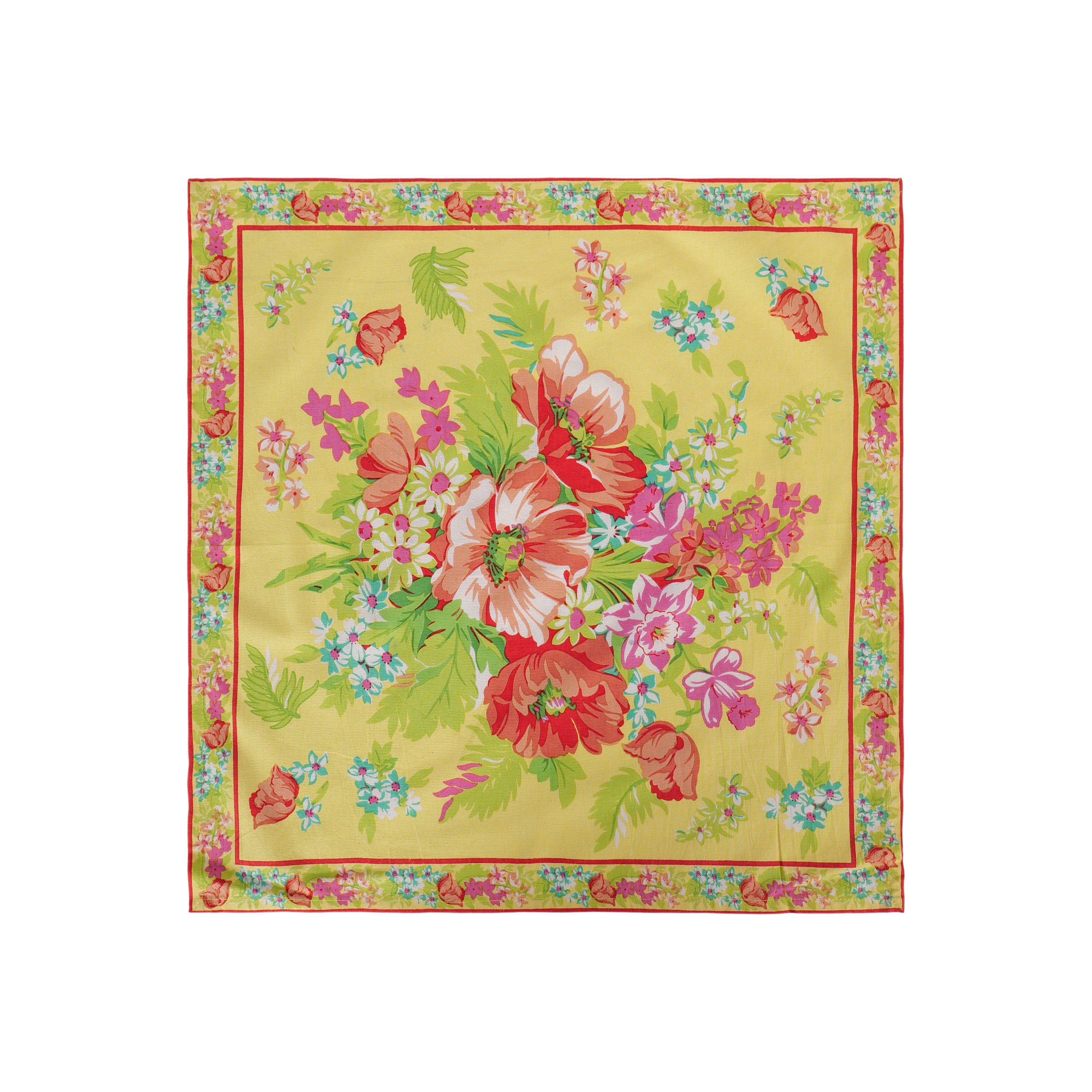 Charming Napkin set of 6 - Yellow