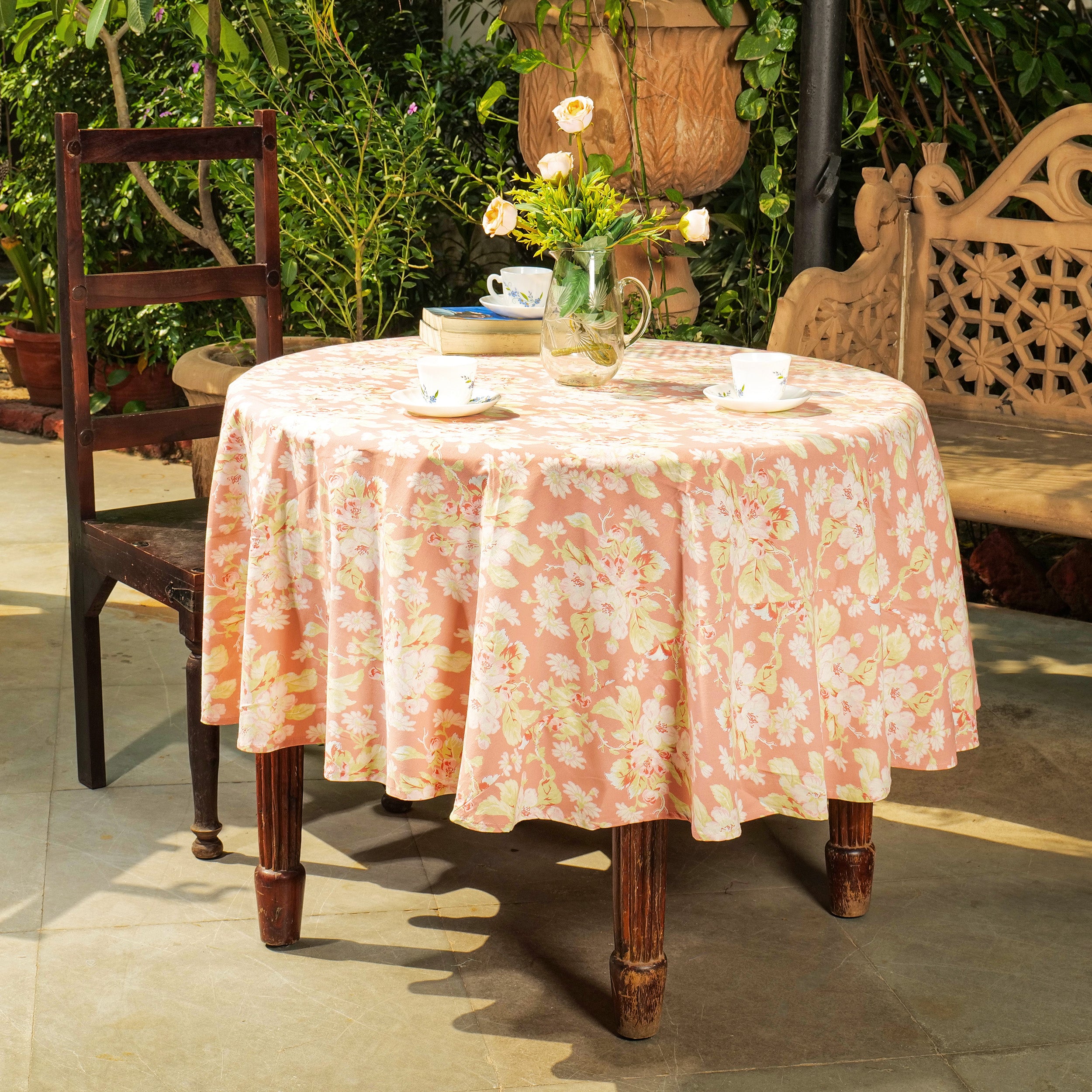 Apple Blossom Tablecloth - Rose