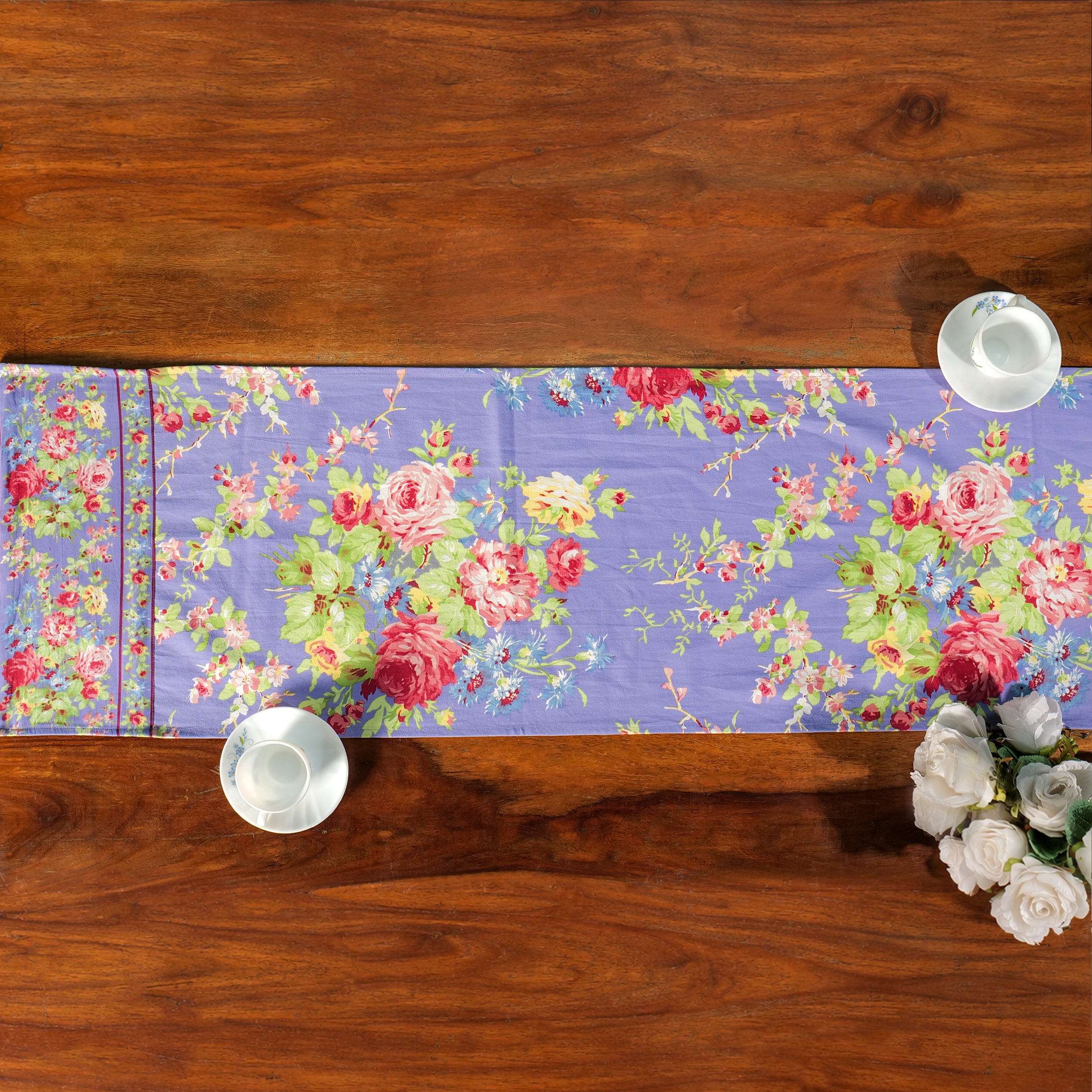 Cottage Rose Runner -  Lavender