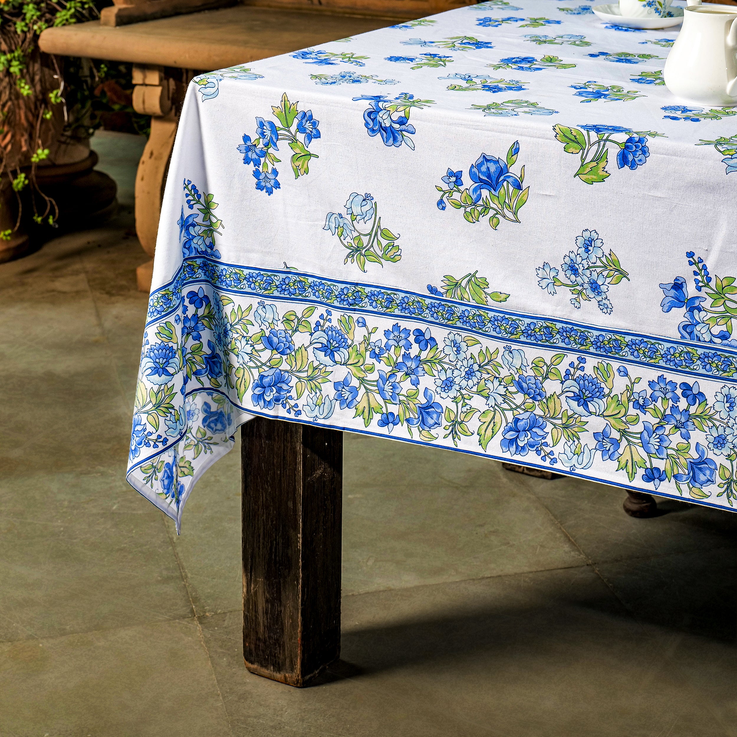 Pushkar Tablecloth - White