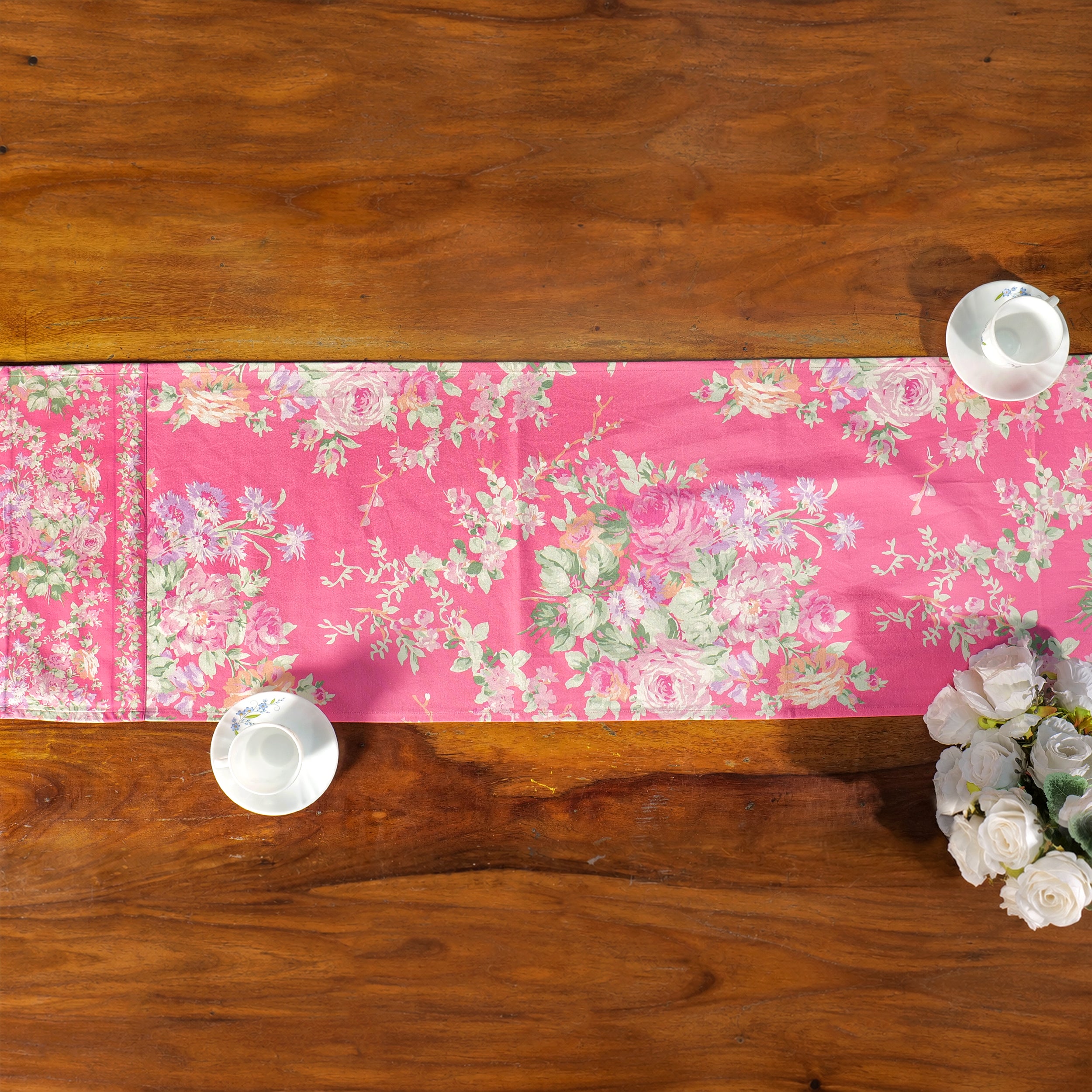 Cottage Rose Runner - Pink