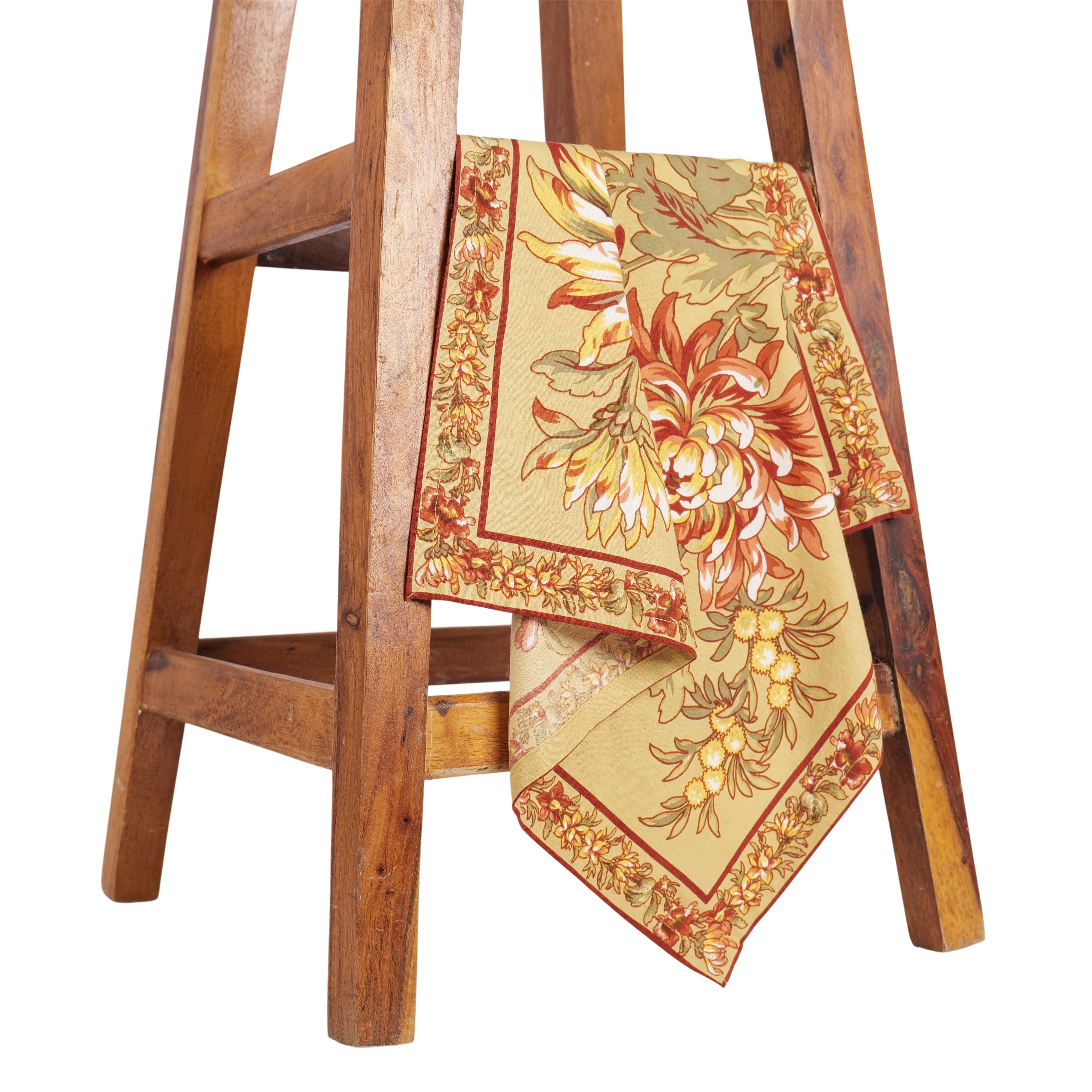 Dahlia Days Placemat & Napkin Combo Set of 6 – Gold