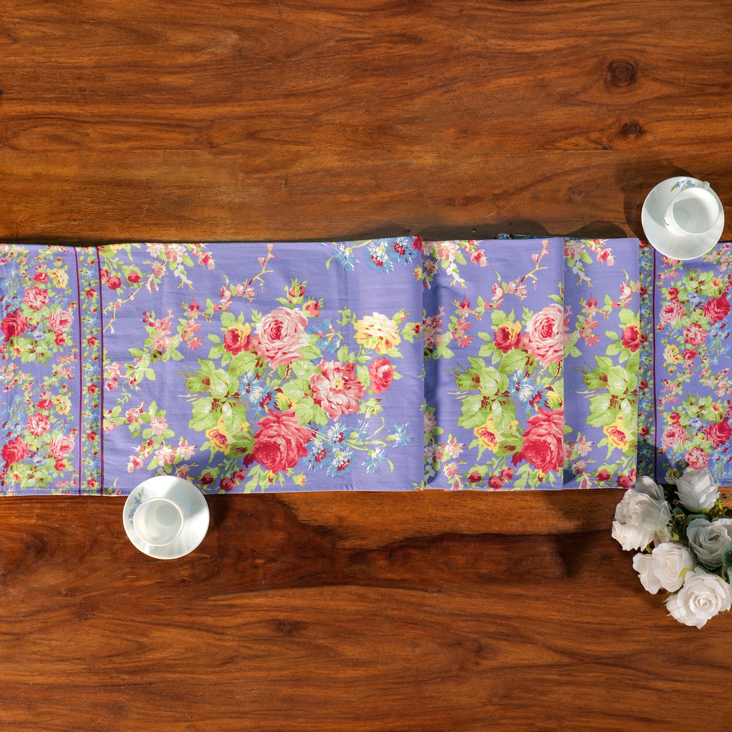 Cottage Rose Runner -  Lavender