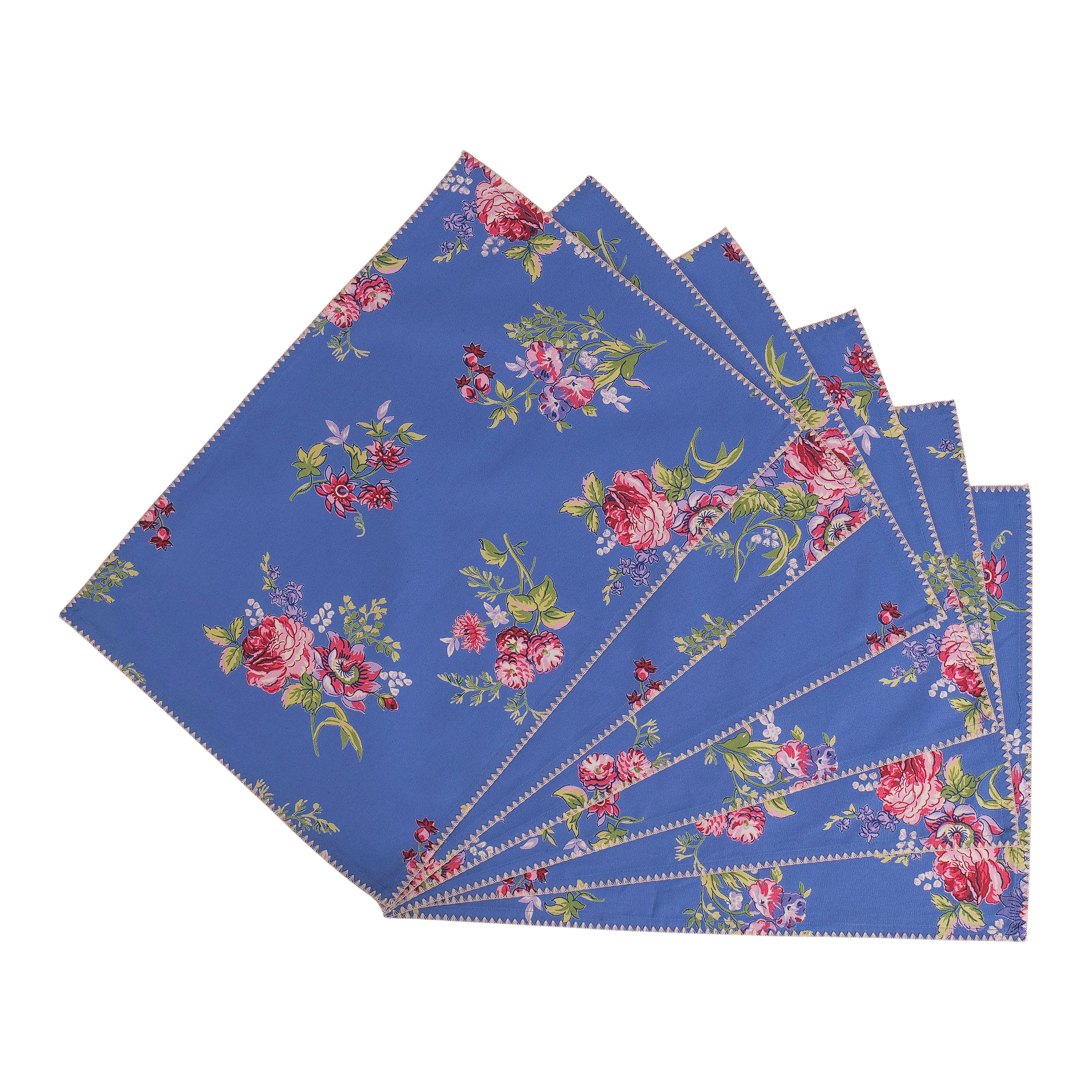 Russian Chintz Placemat Set of 6 – Blue