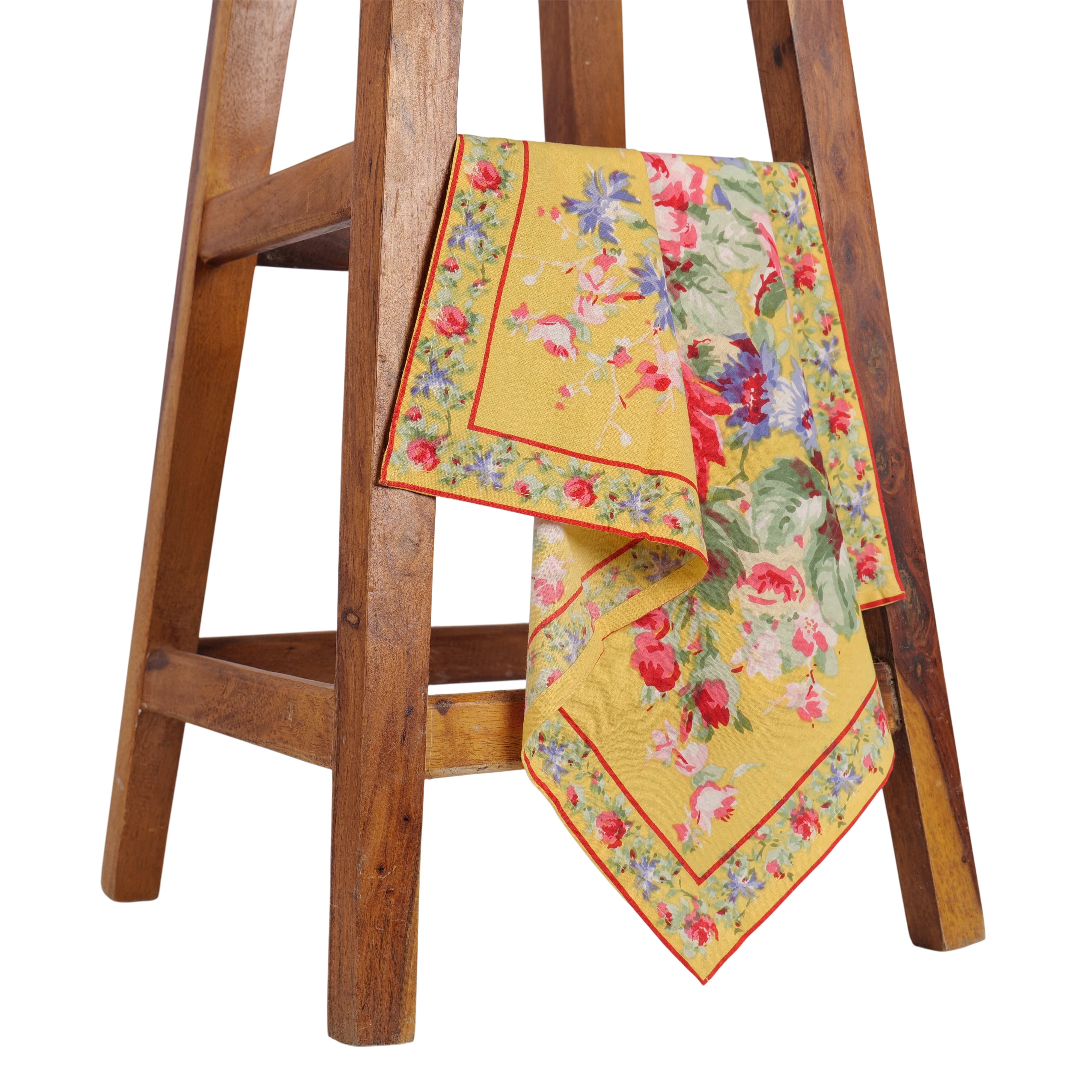 Cottage Rose Napkin set of 6 - Yellow