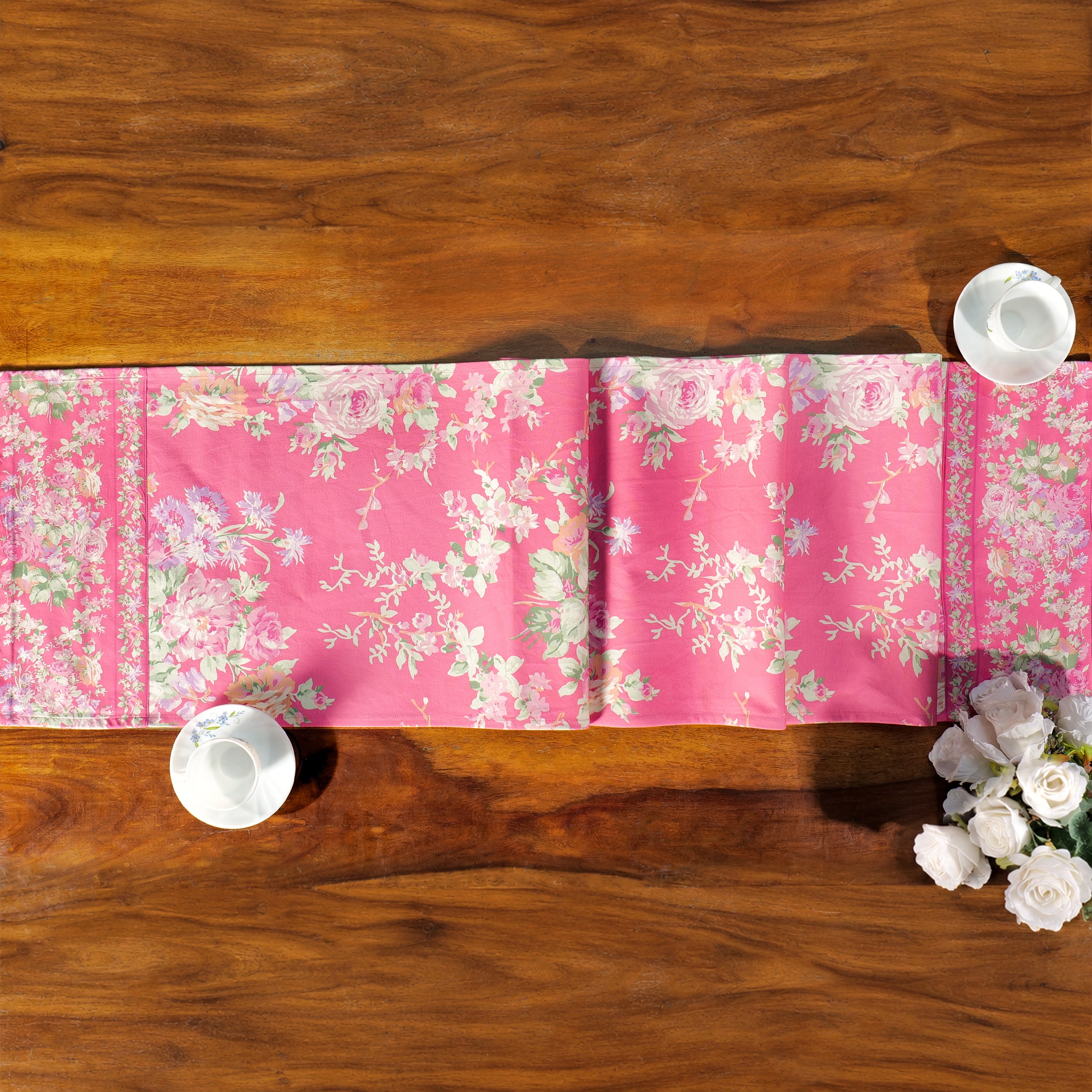 Cottage Rose Runner - Pink