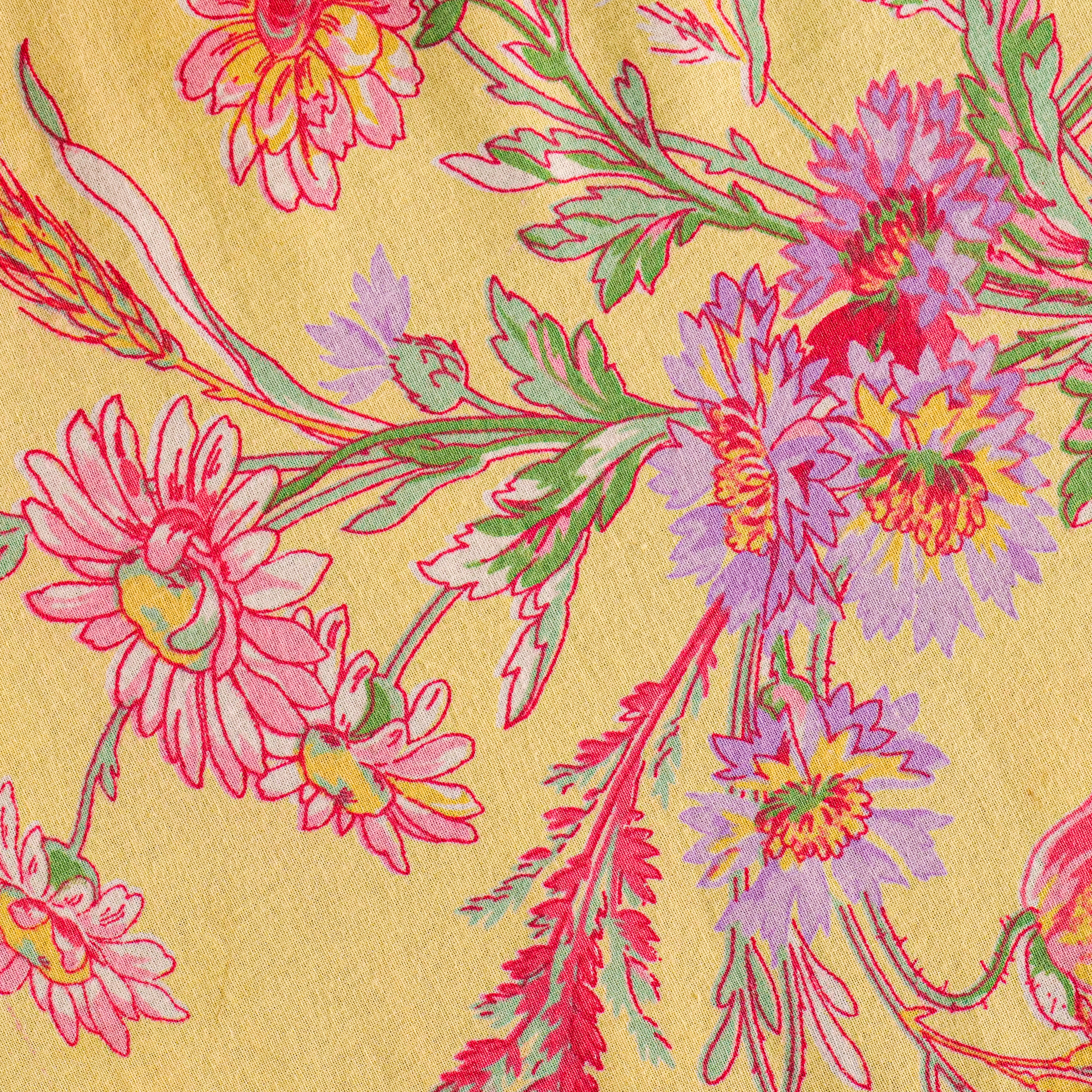 Wilde Flower Bed Cover – Yellow