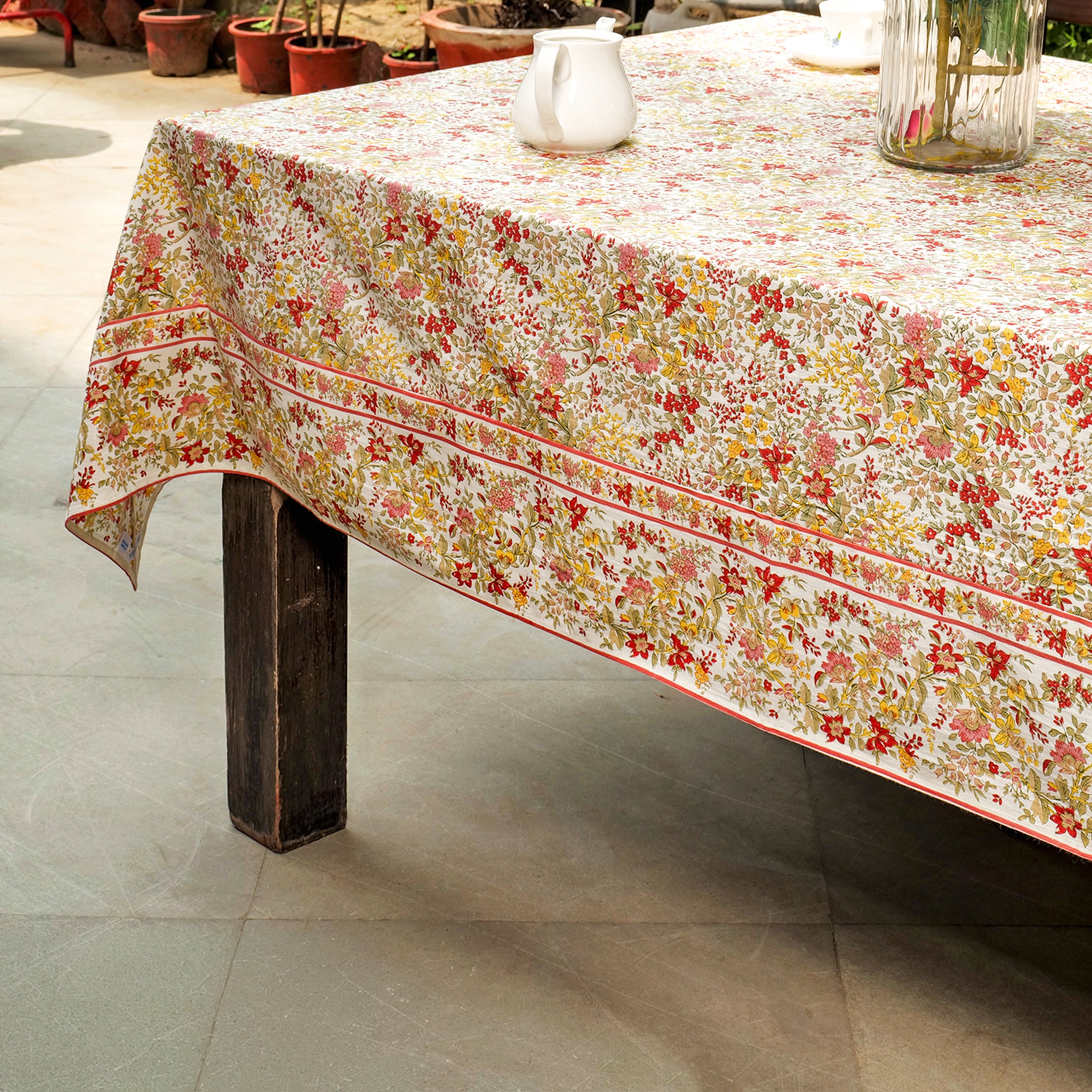 Penelope Tablecloth - Ivory