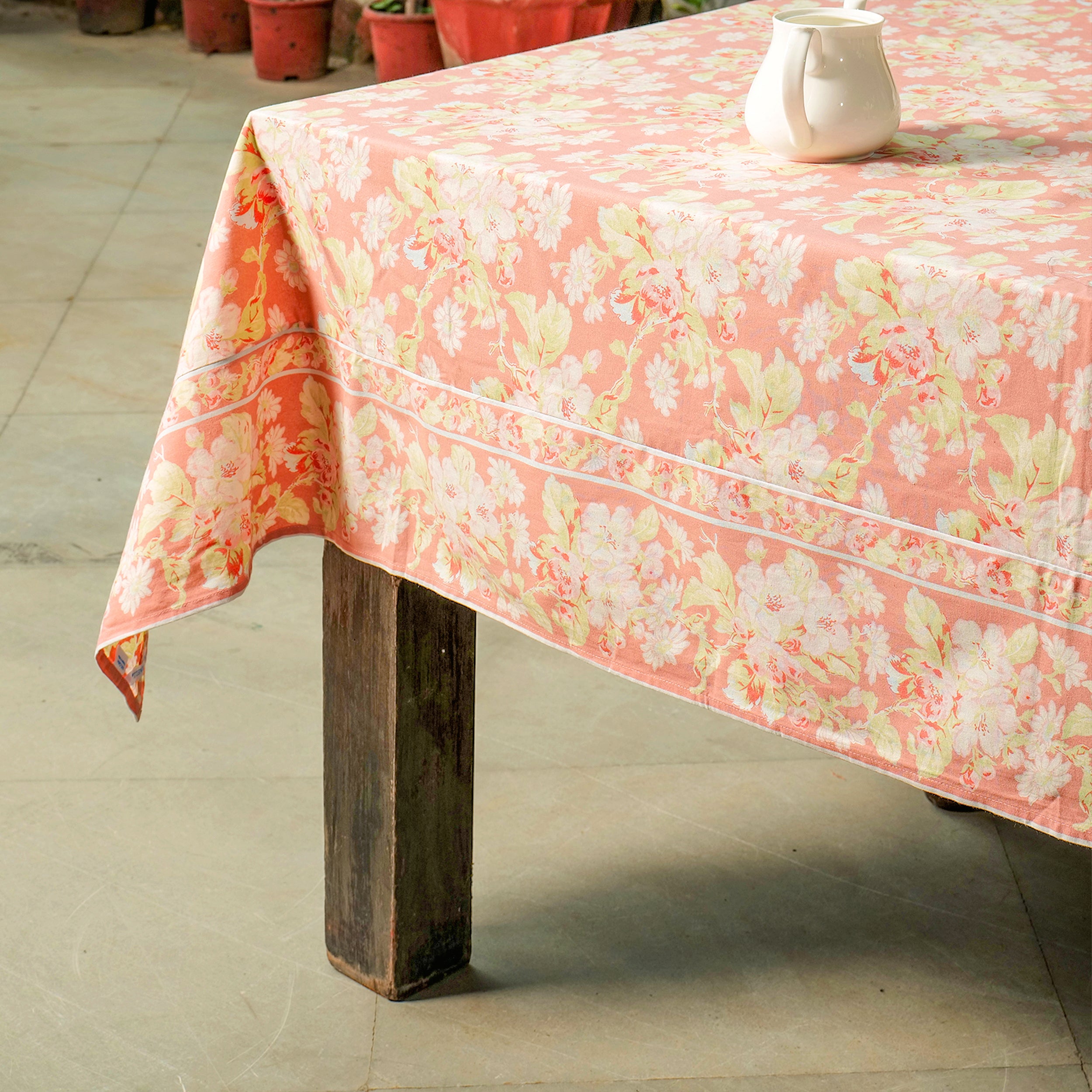 Apple Blossom Tablecloth - Rose