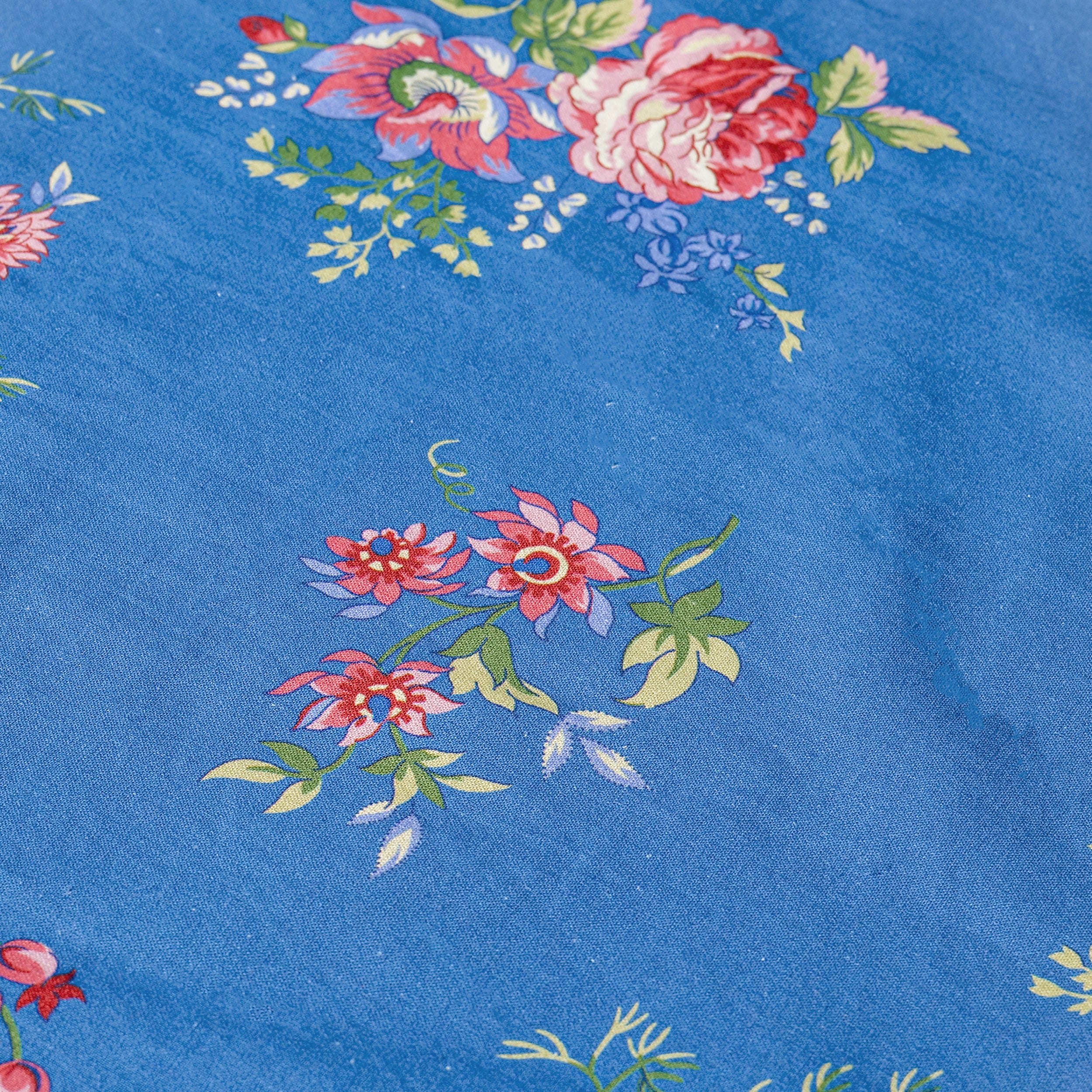 Russian Chintz Tablecloth - Blue