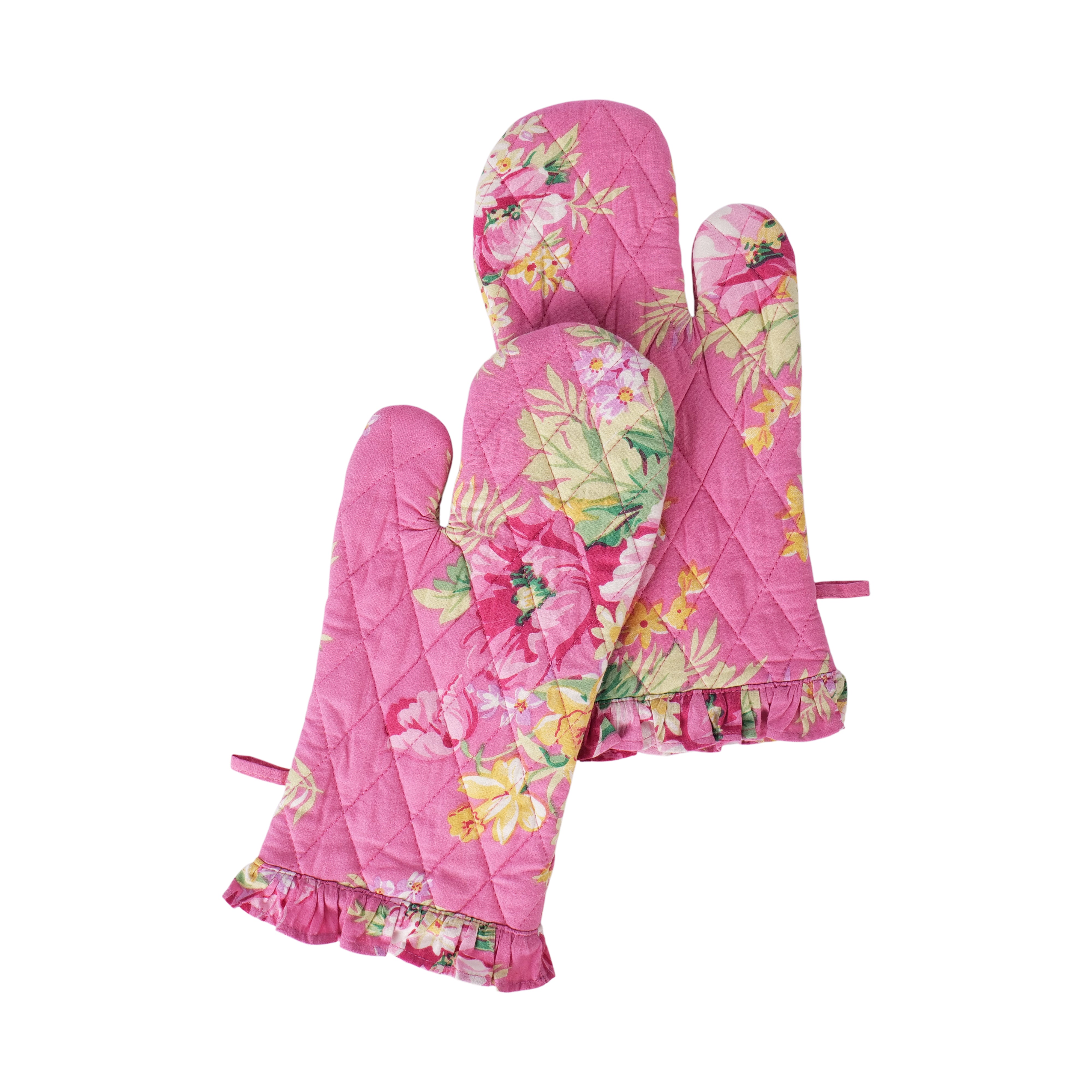 Charming Oven Mitt set of 2 – Pink