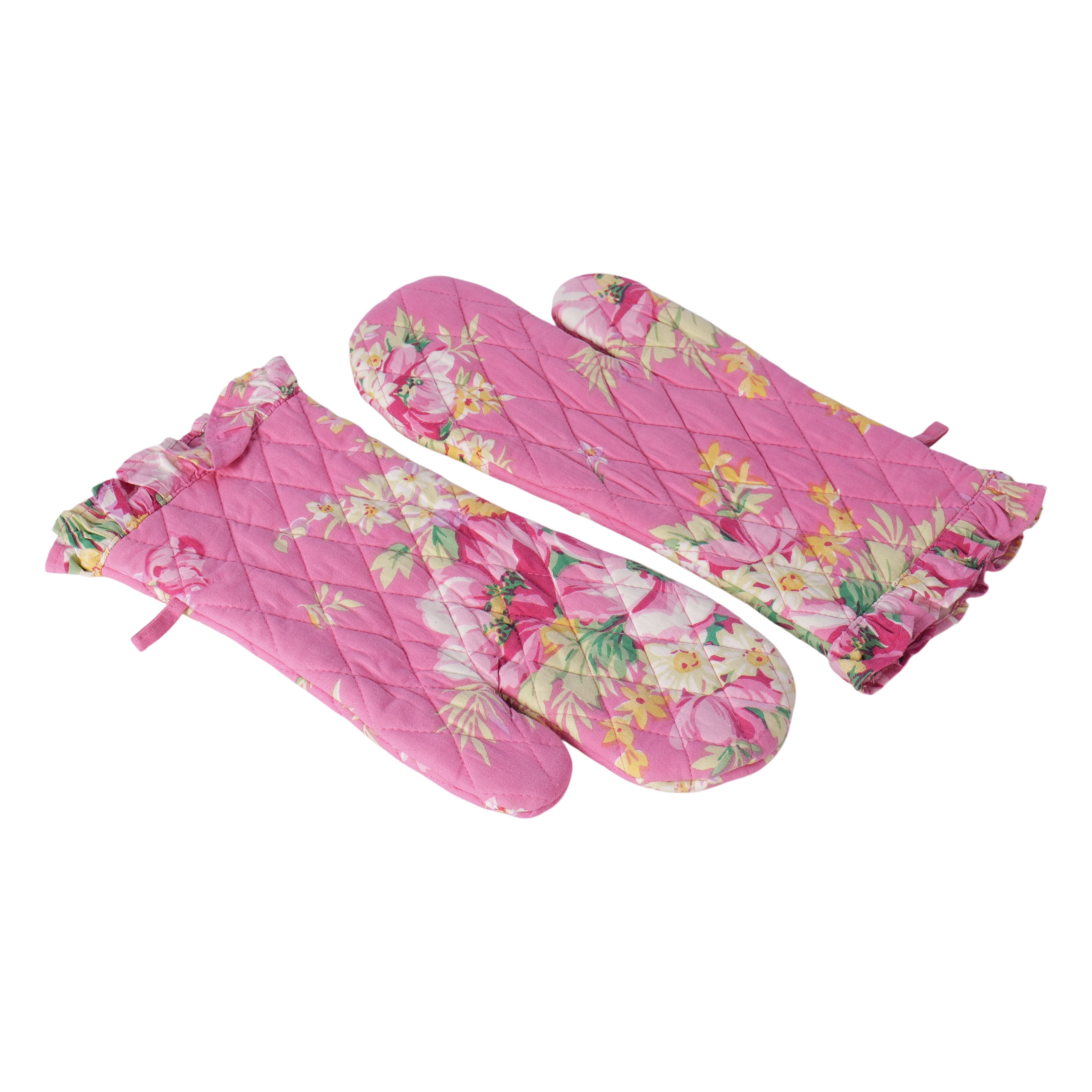 Charming Oven Mitt set of 2 – Pink