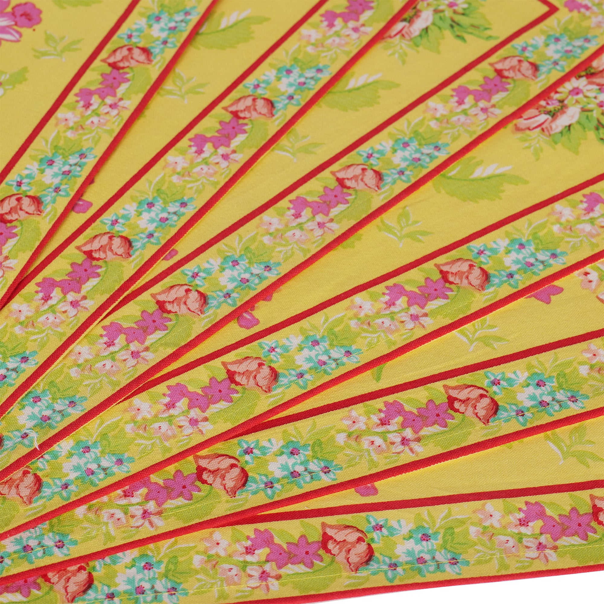 Charming Placemat Set of 6 - Yellow