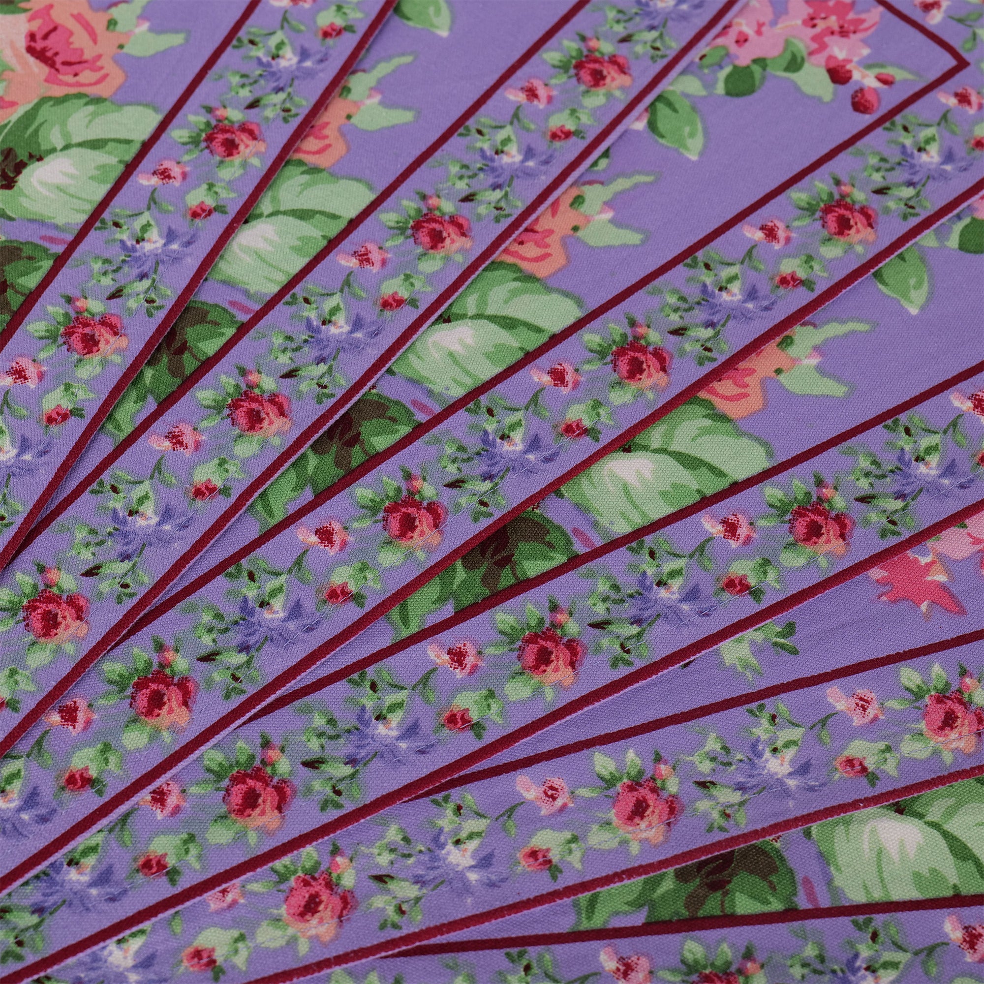 Cottage Rose Placemat set of 6 - Periwinkle