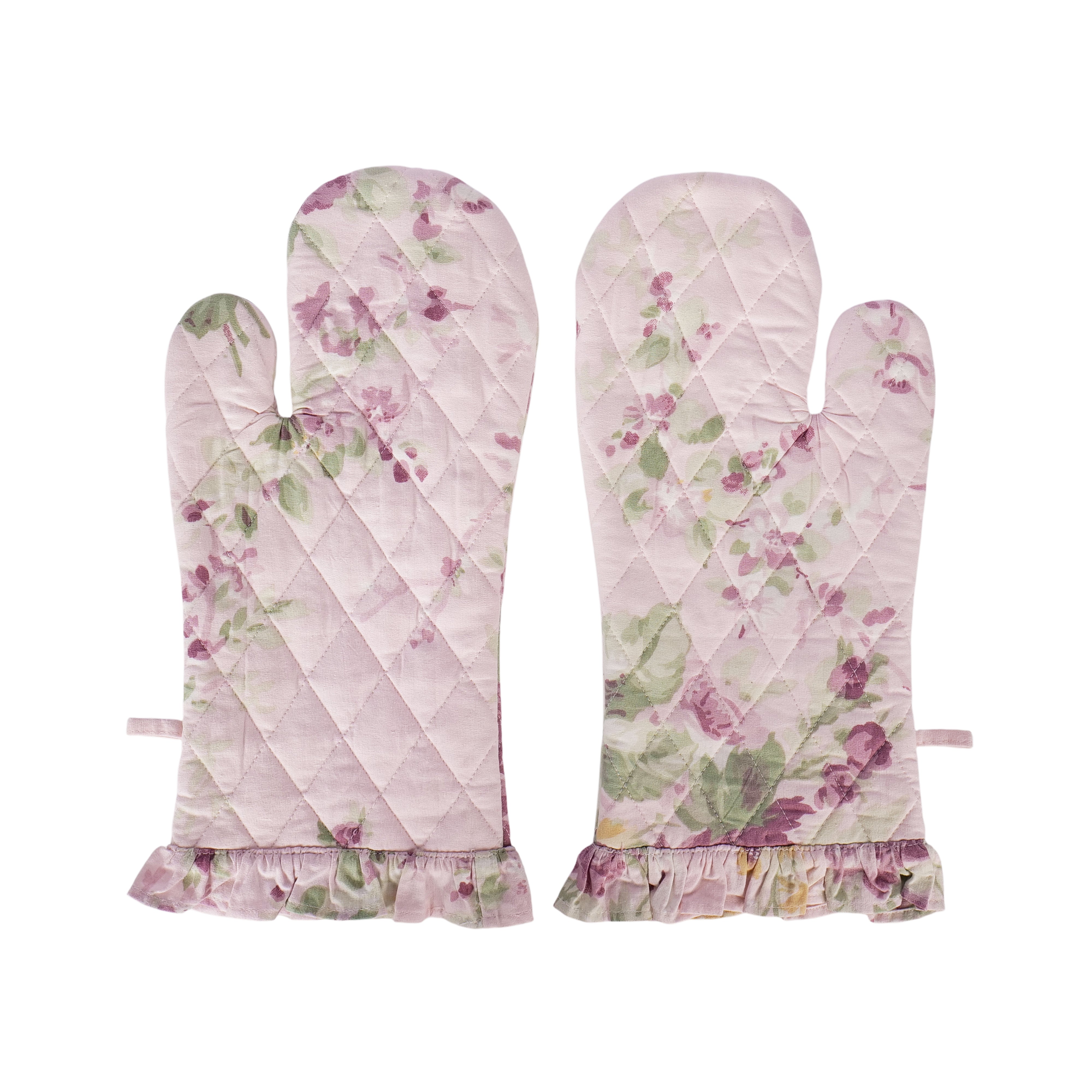 Cottage Rose Oven Mitt set of 2 – Soft Rose