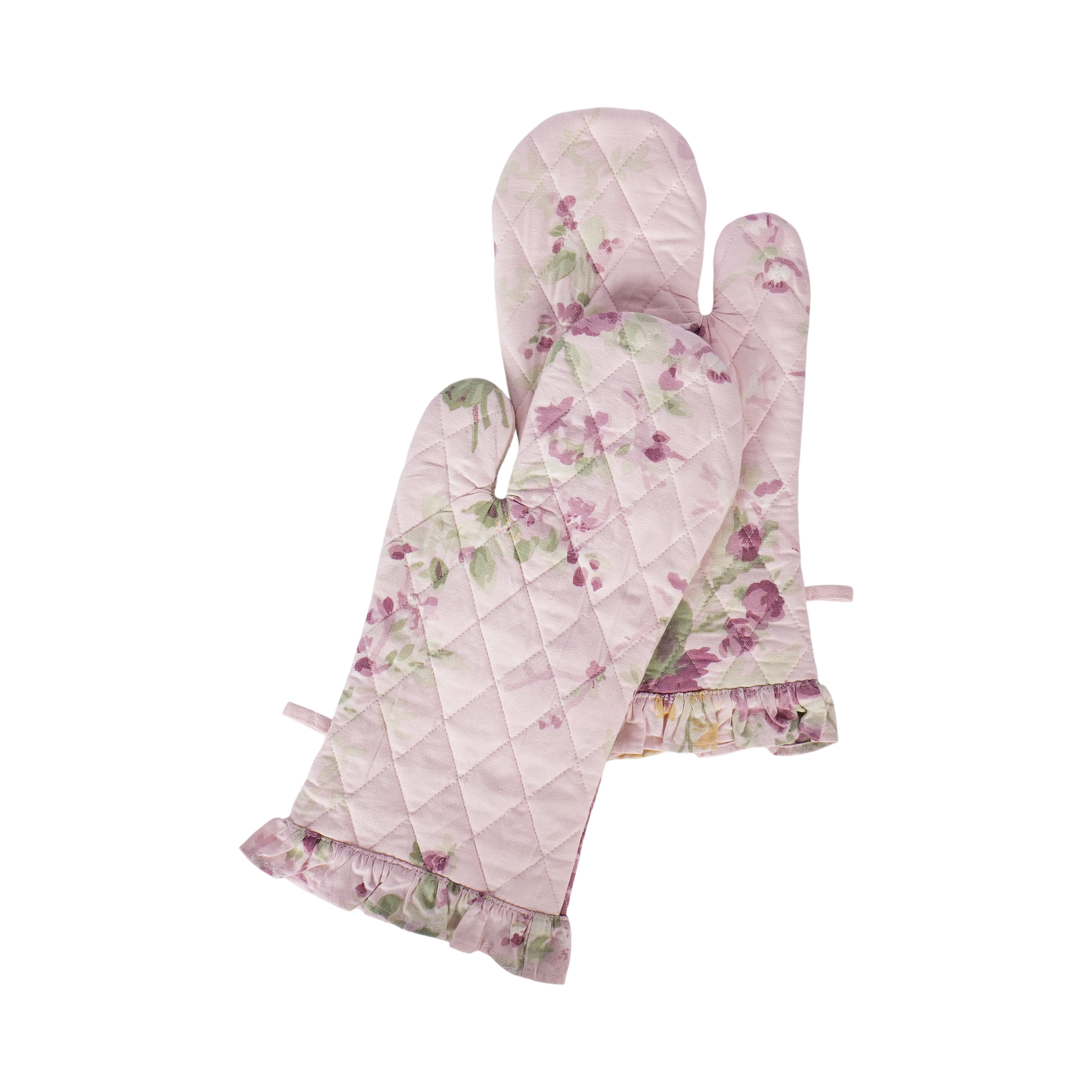 Cottage Rose Oven Mitt set of 2 – Soft Rose