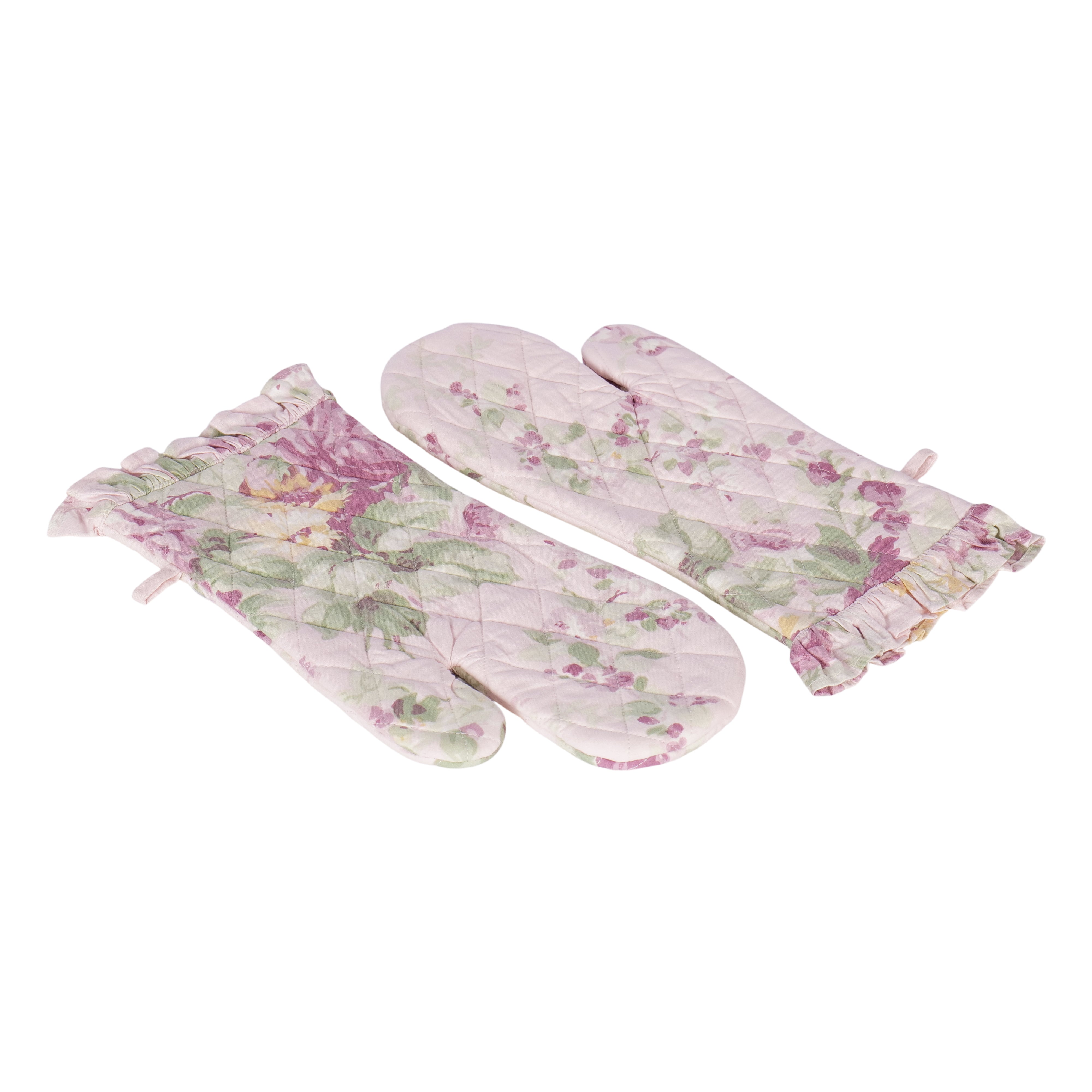 Cottage Rose Oven Mitt set of 2 – Soft Rose