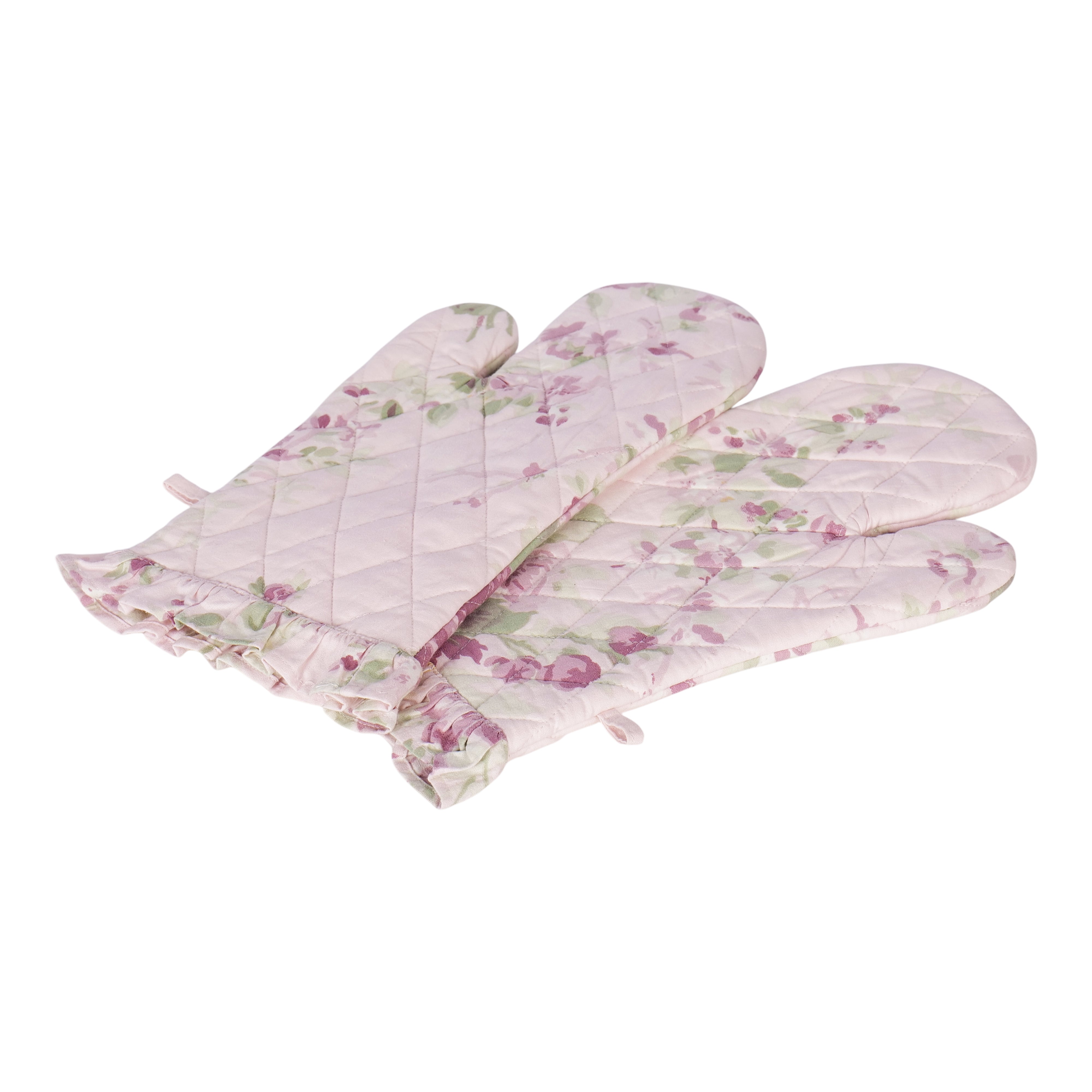 Cottage Rose Oven Mitt set of 2 – Soft Rose