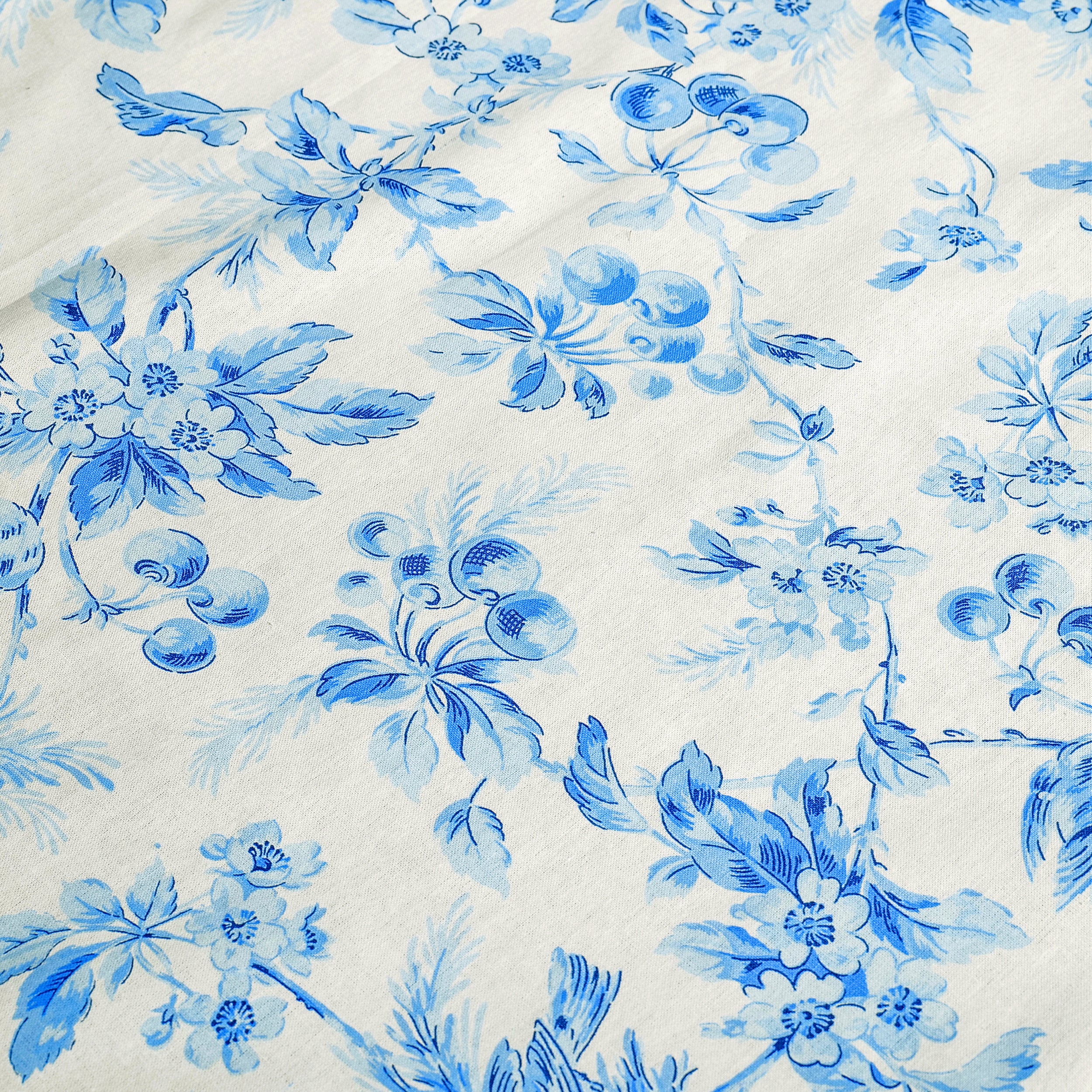 Cherry Blossom Tablecloth - Blue