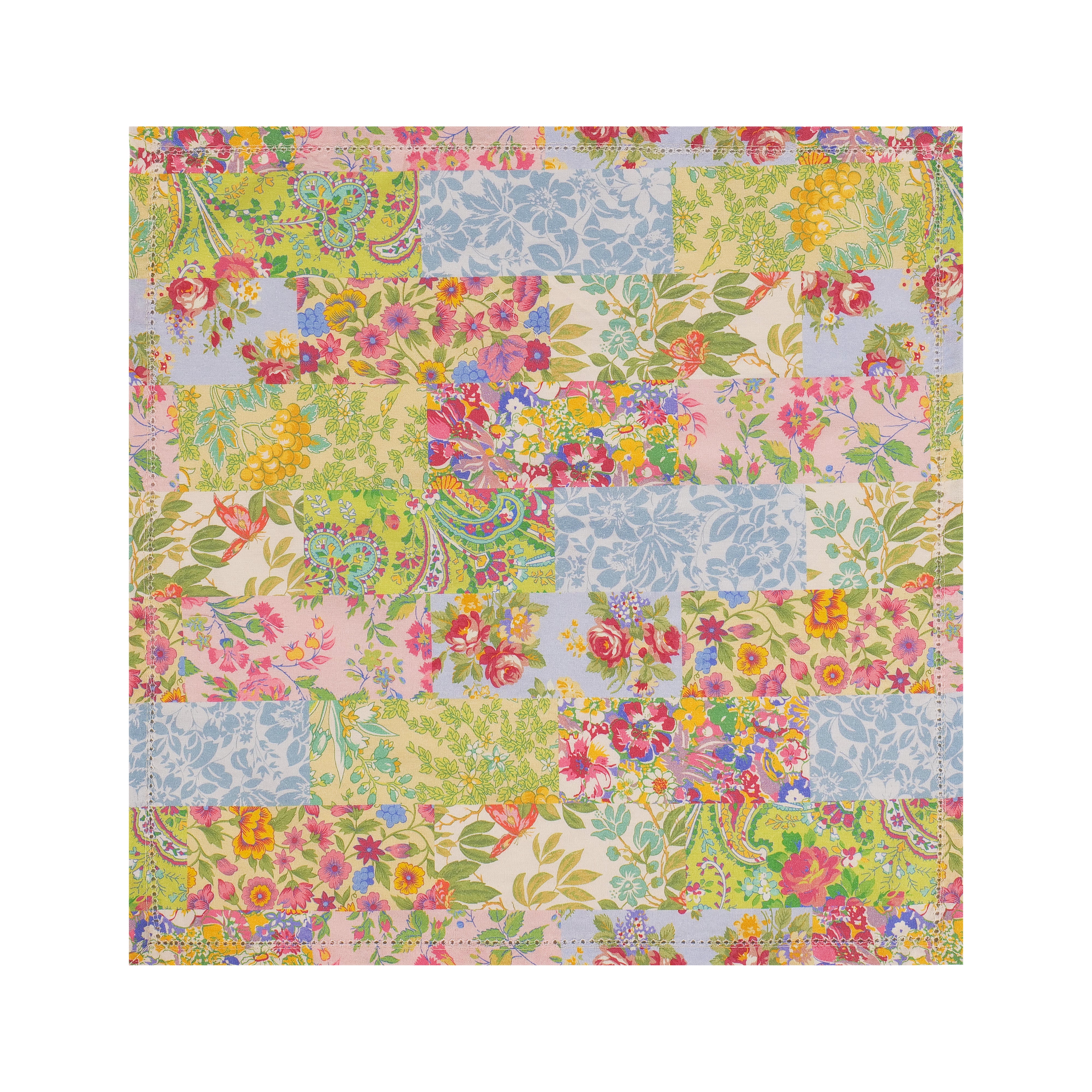 Cottage Patchwork Napkin Set of 6 - Multi