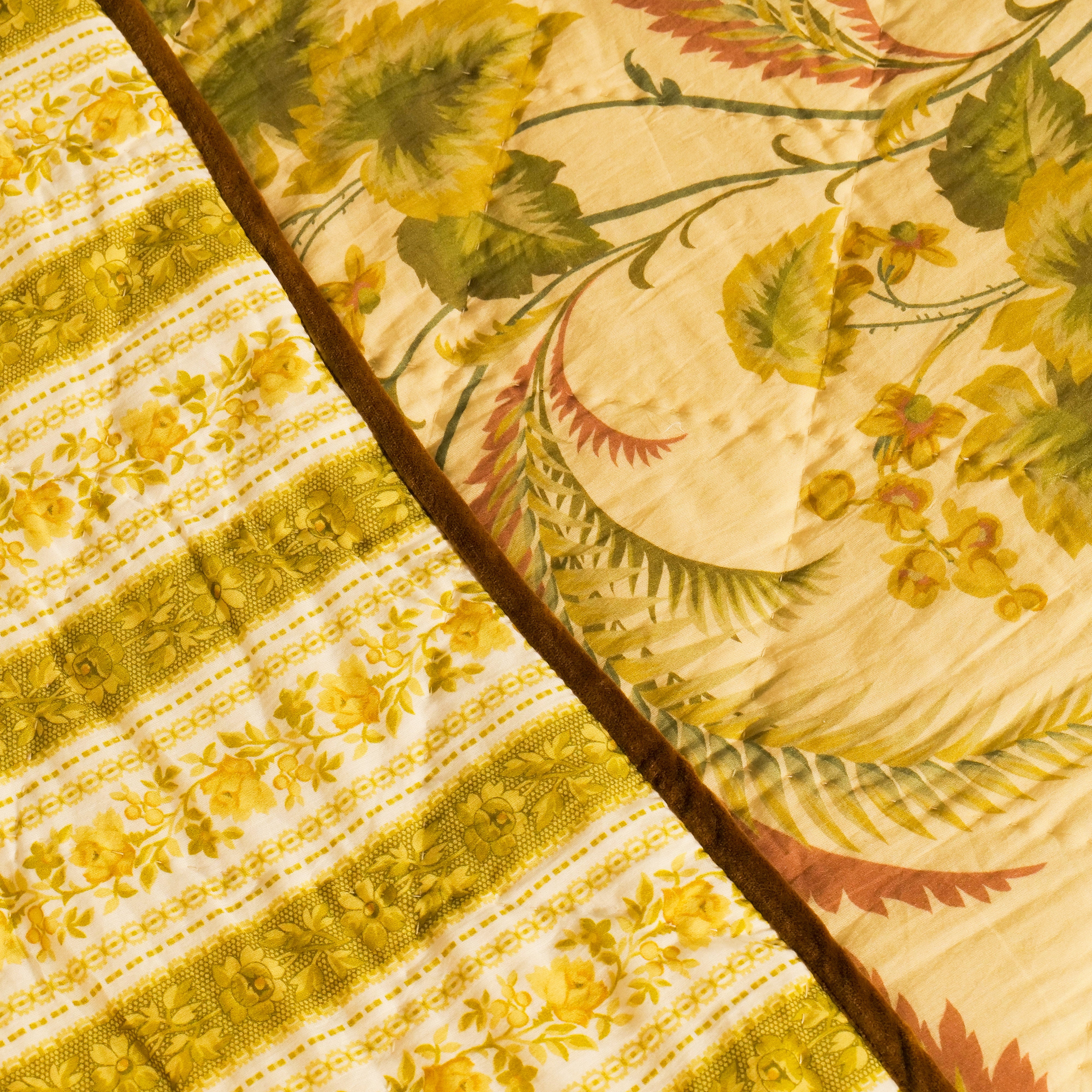 Deco Blossom Single Quilt – Antique