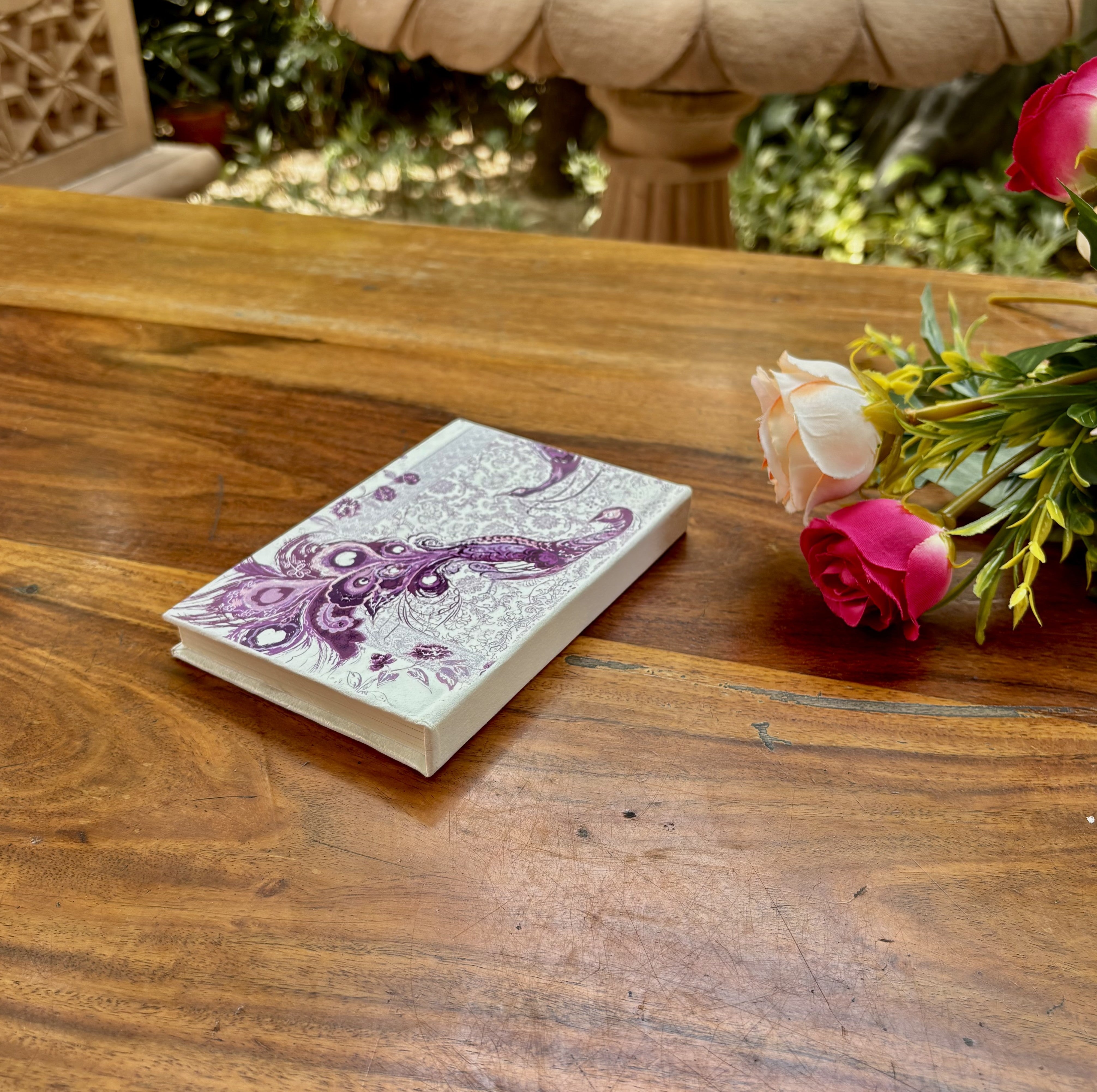 Dancing Peacock Journal - Purple