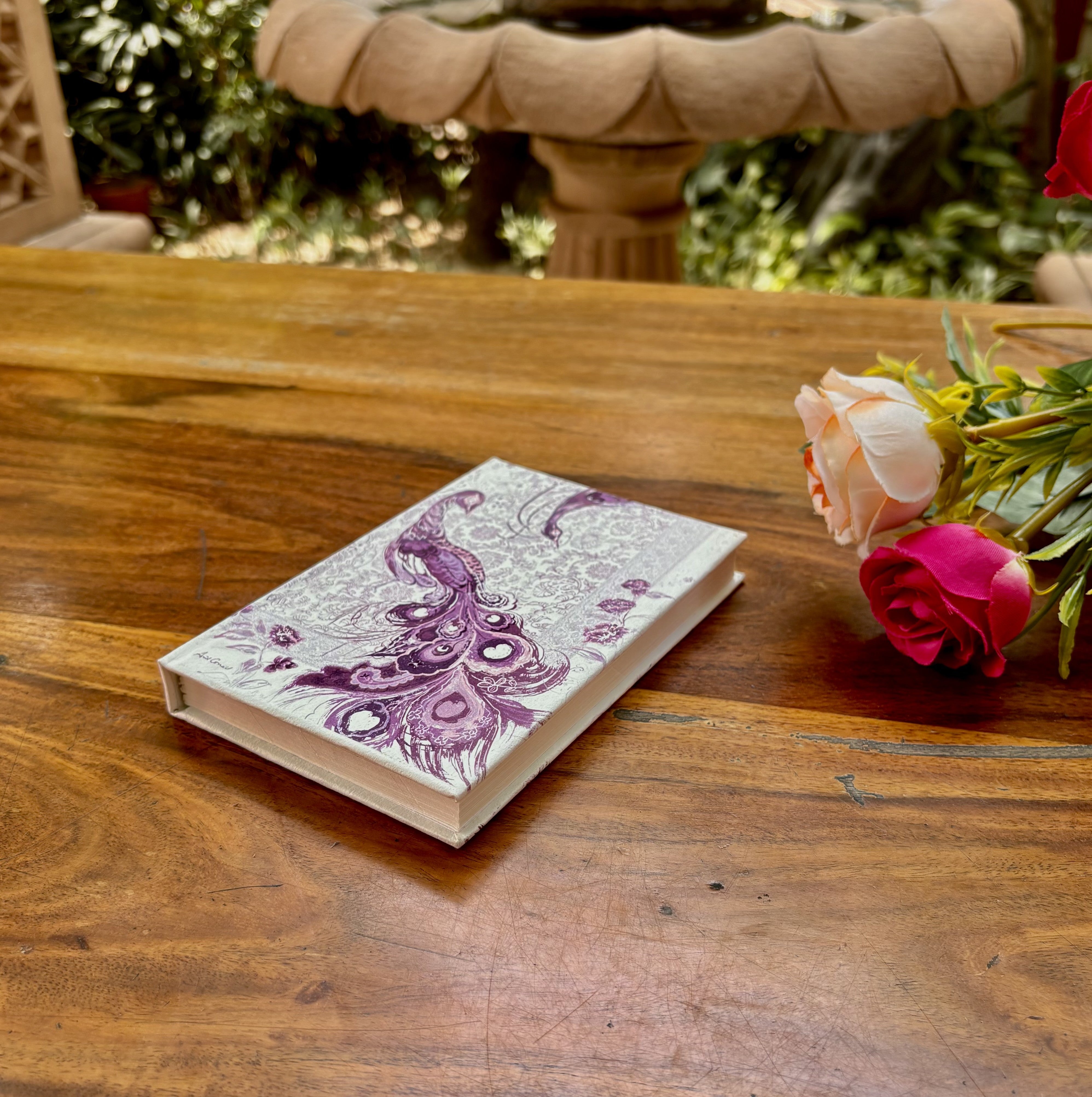 Dancing Peacock Journal - Purple
