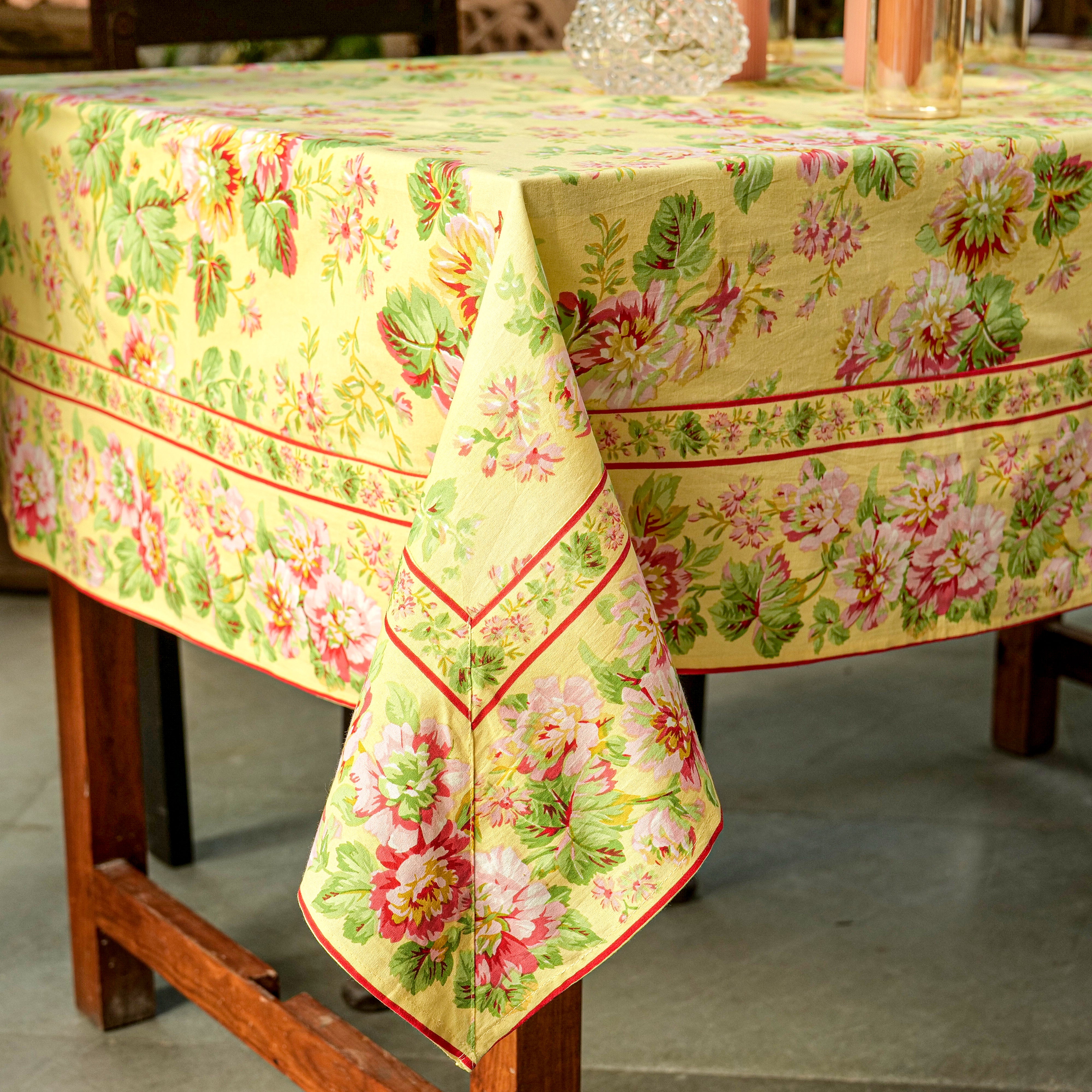 Emmaline Tablecloth – Yellow