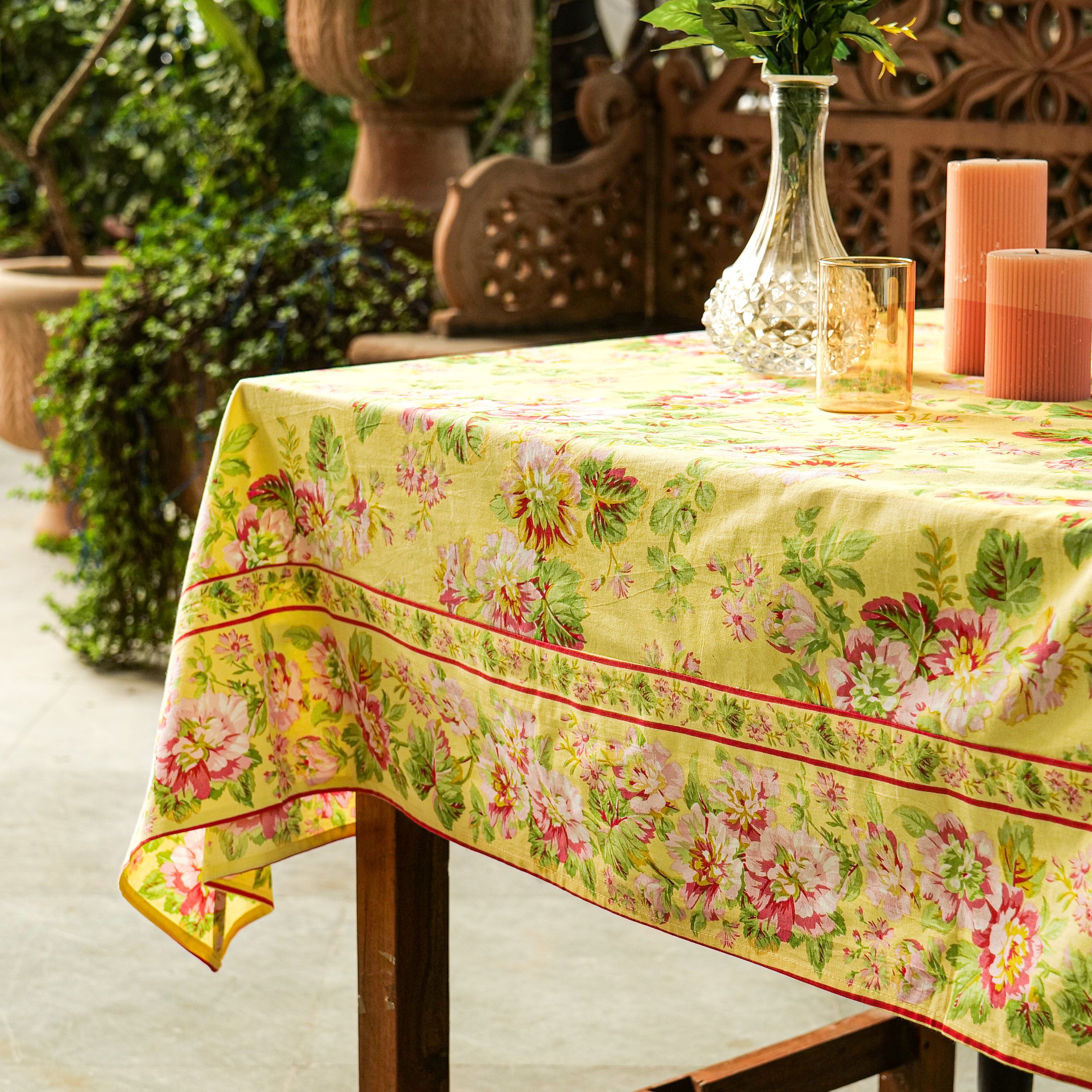 Emmaline Tablecloth – Yellow