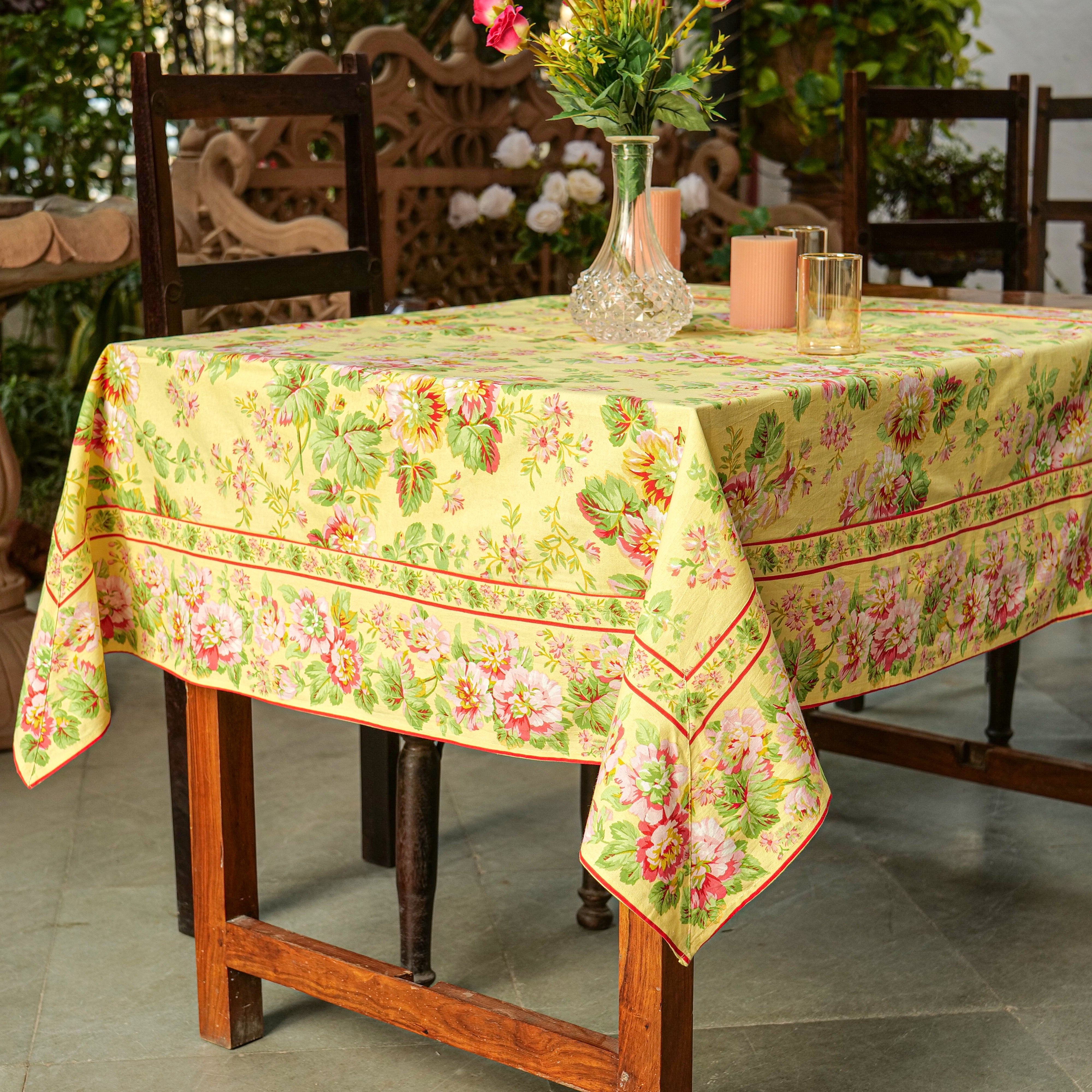 Emmaline Tablecloth – Yellow