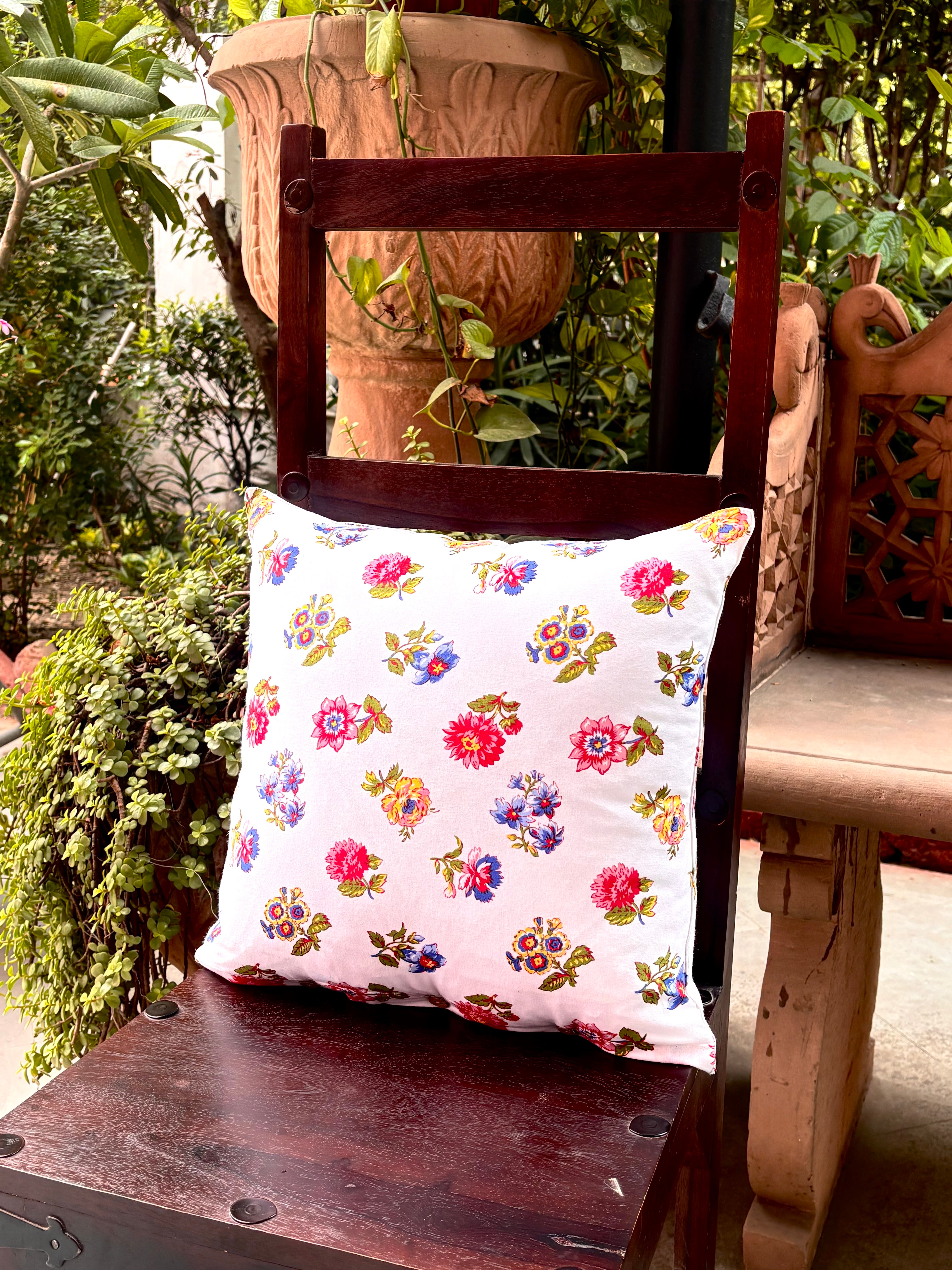 Flowe Toss Cushion Cover Set of 2 - Multi