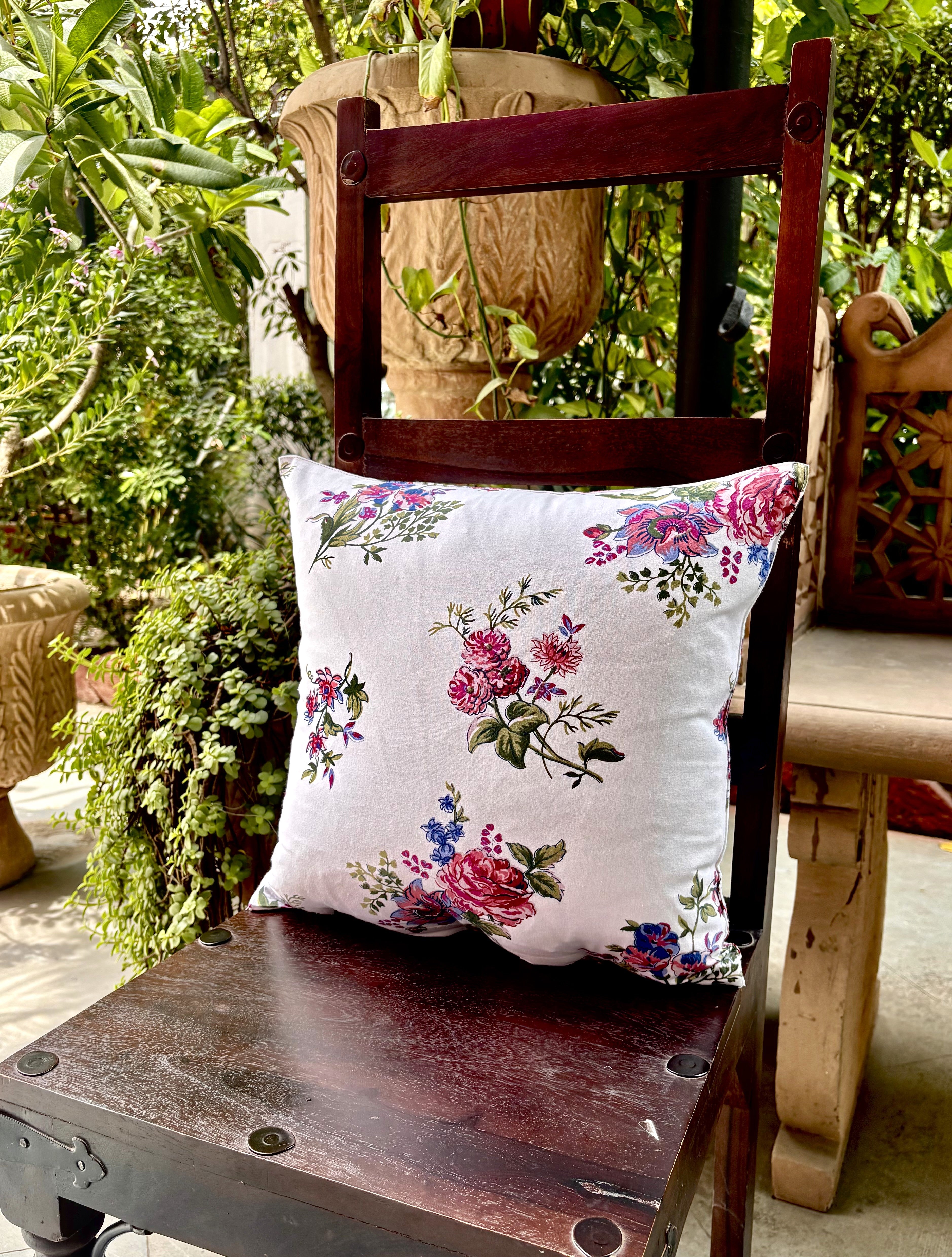 Friendship Cushion Cover Set of 2 - White