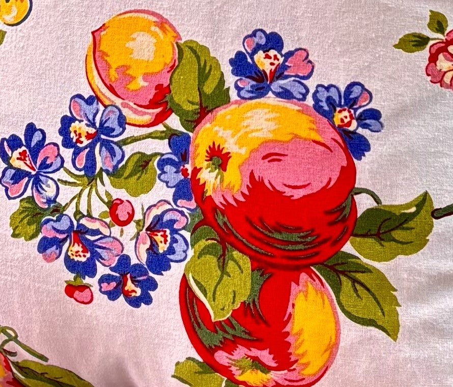 Fruit Basket Cushion Cover Set of 2 - White