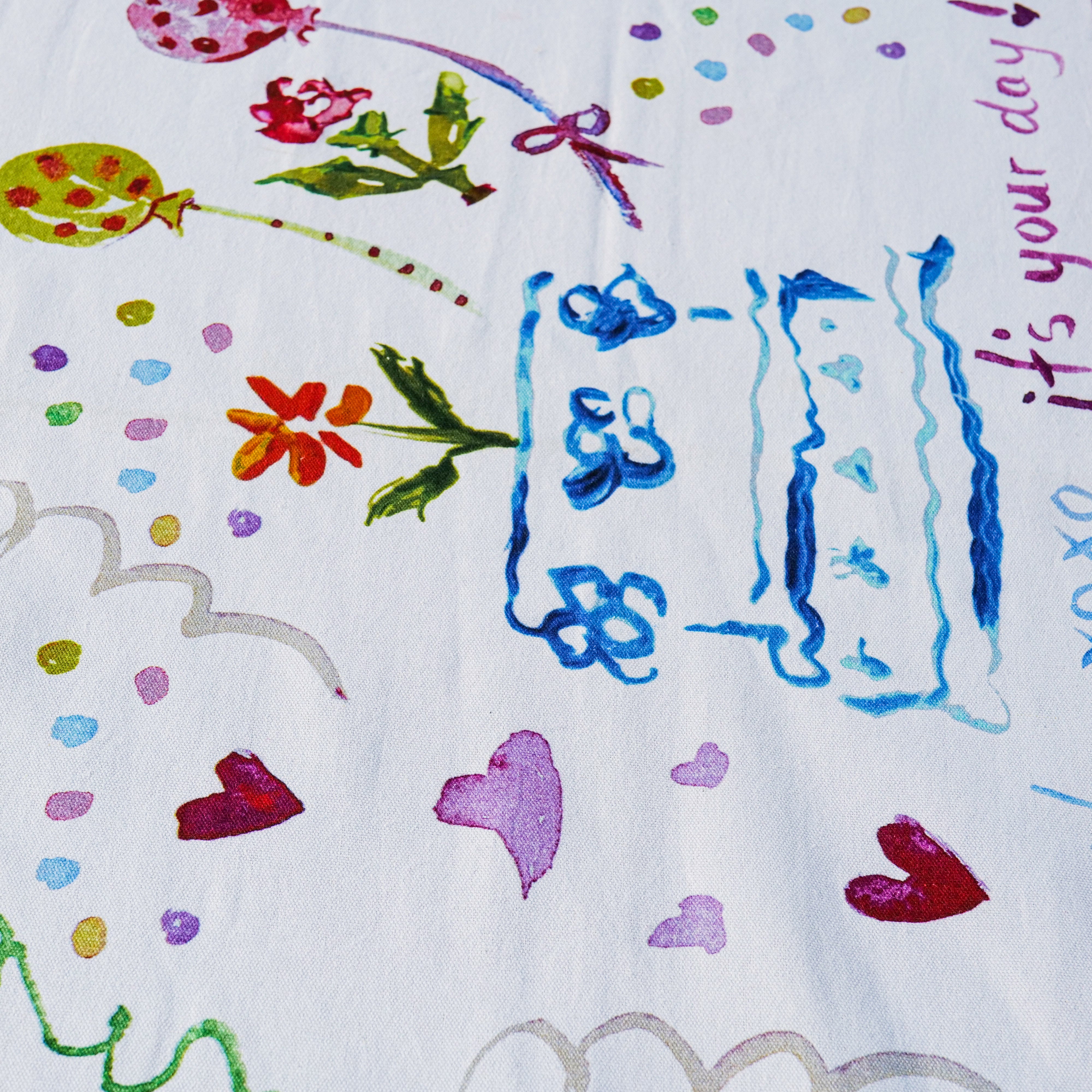 Happy Birthday Tablecloth – Multi