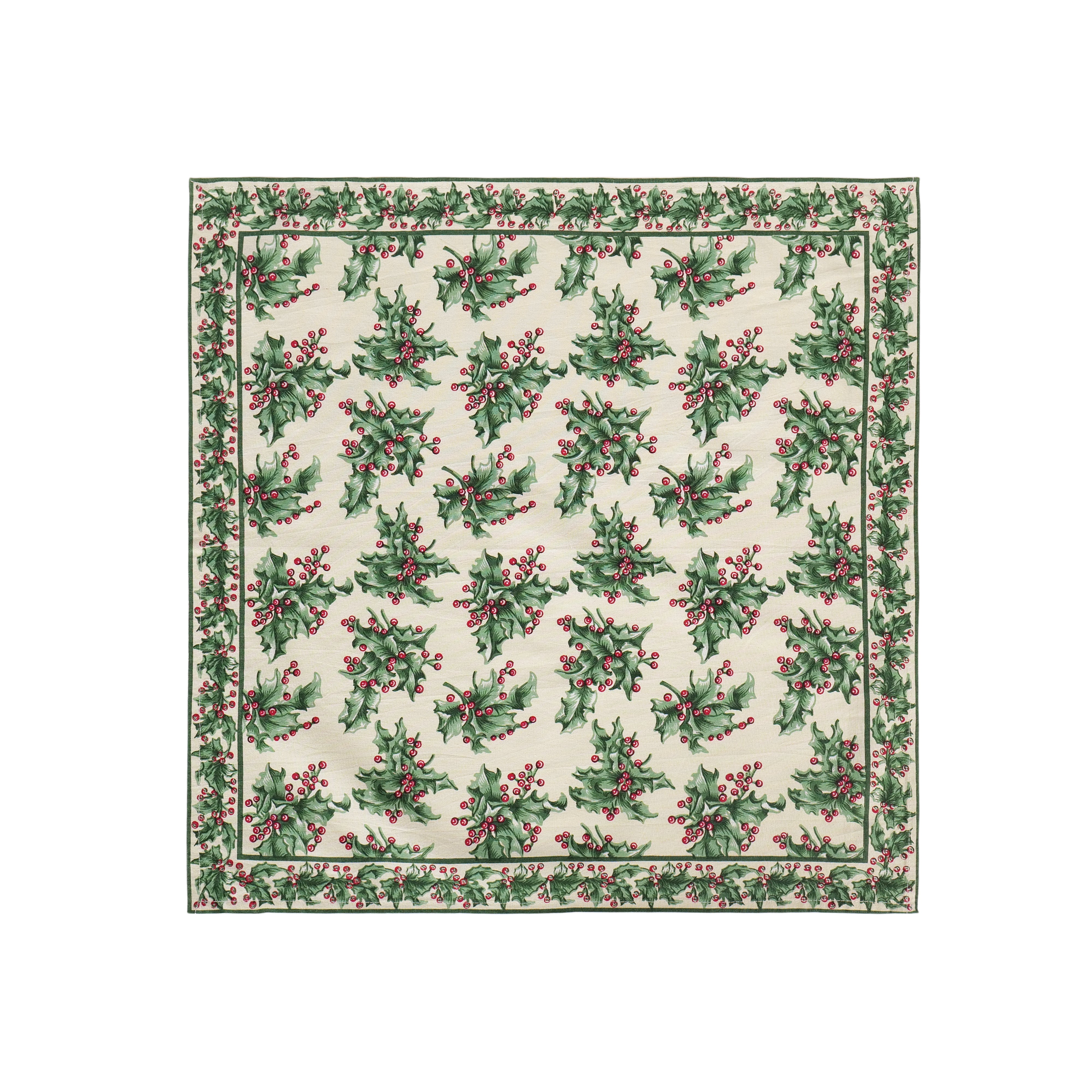 Holly Napkin set of 6 - Ecru