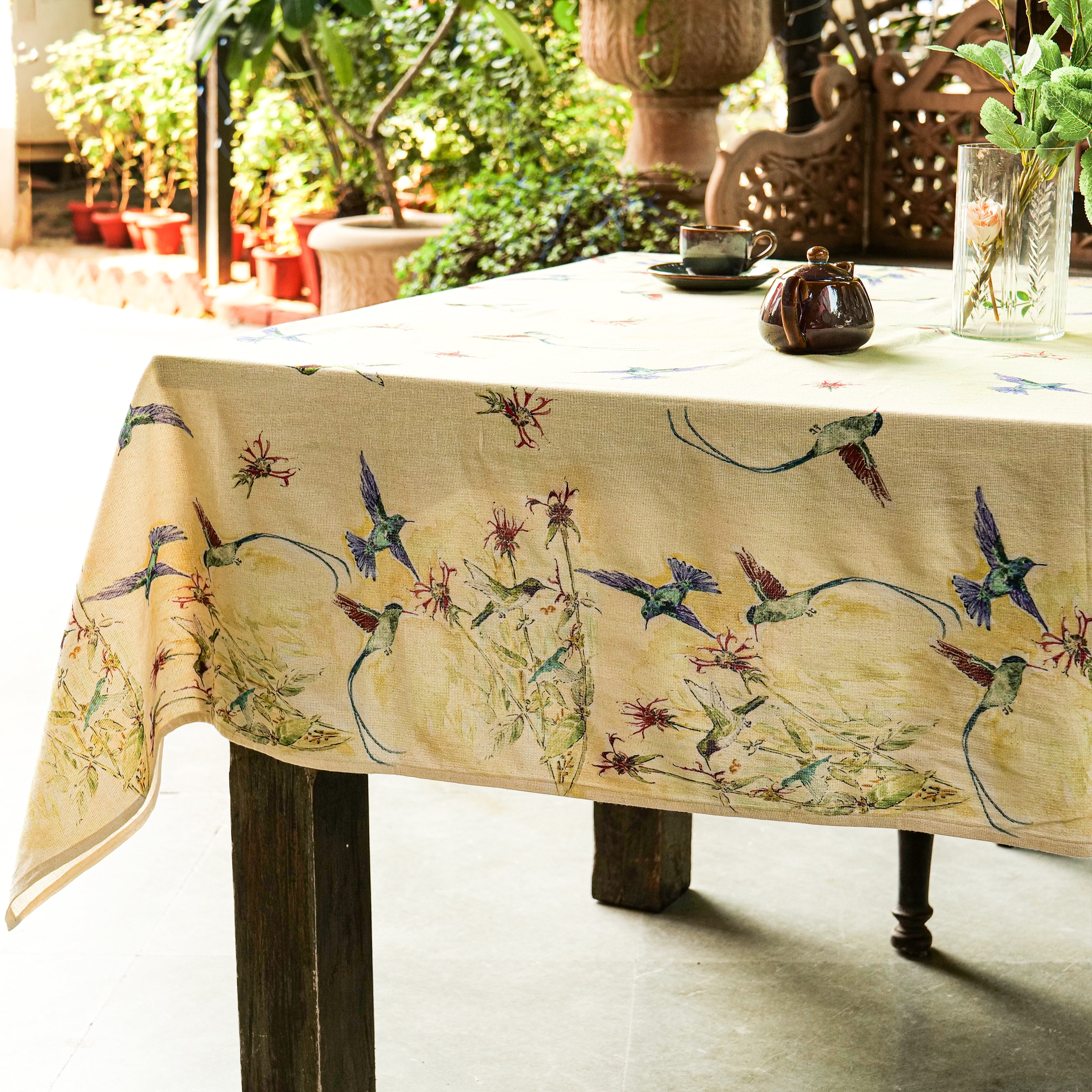 Humming bird Tablecloth - Multi