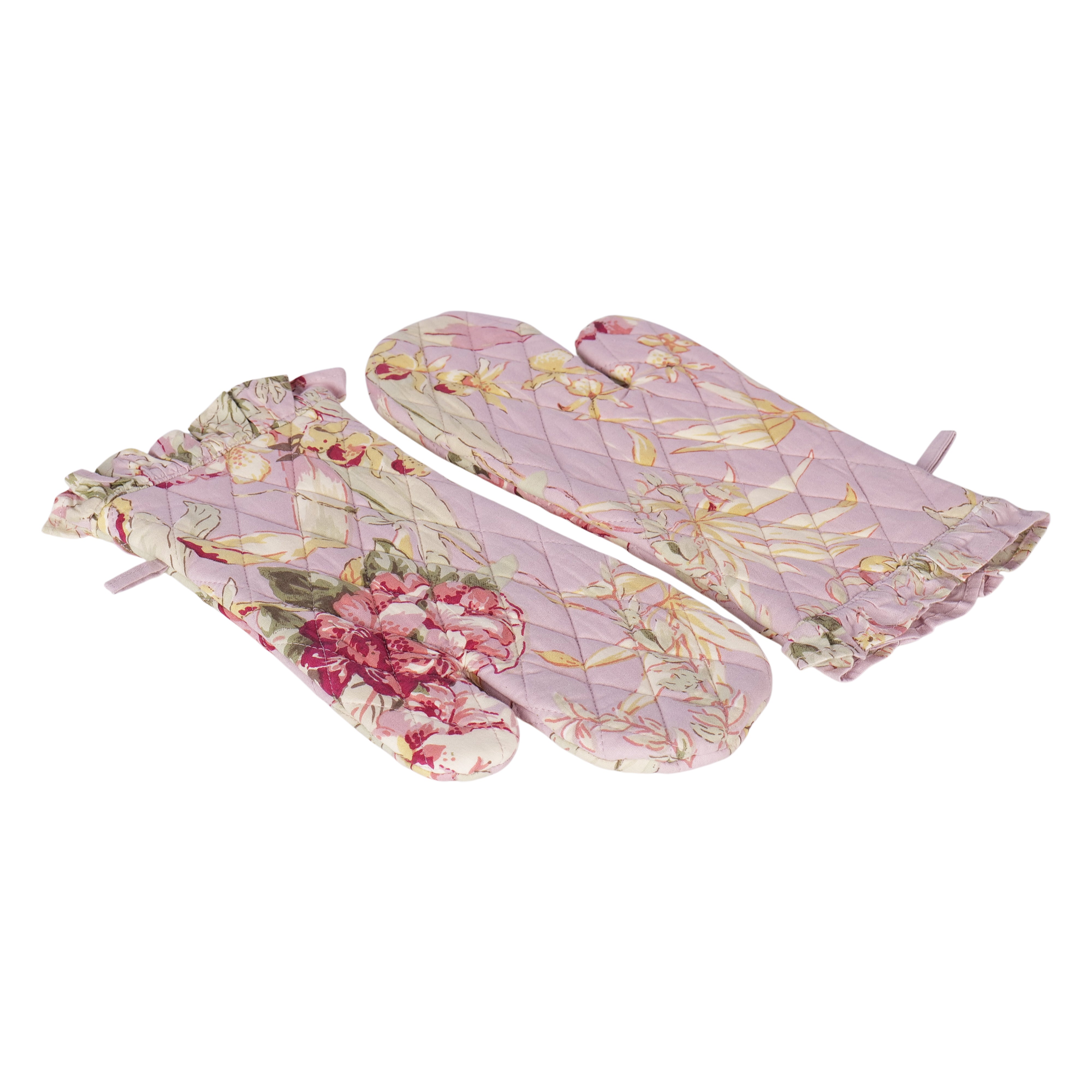 Hydrangea Oven Mitt set of 2 - Amethyst