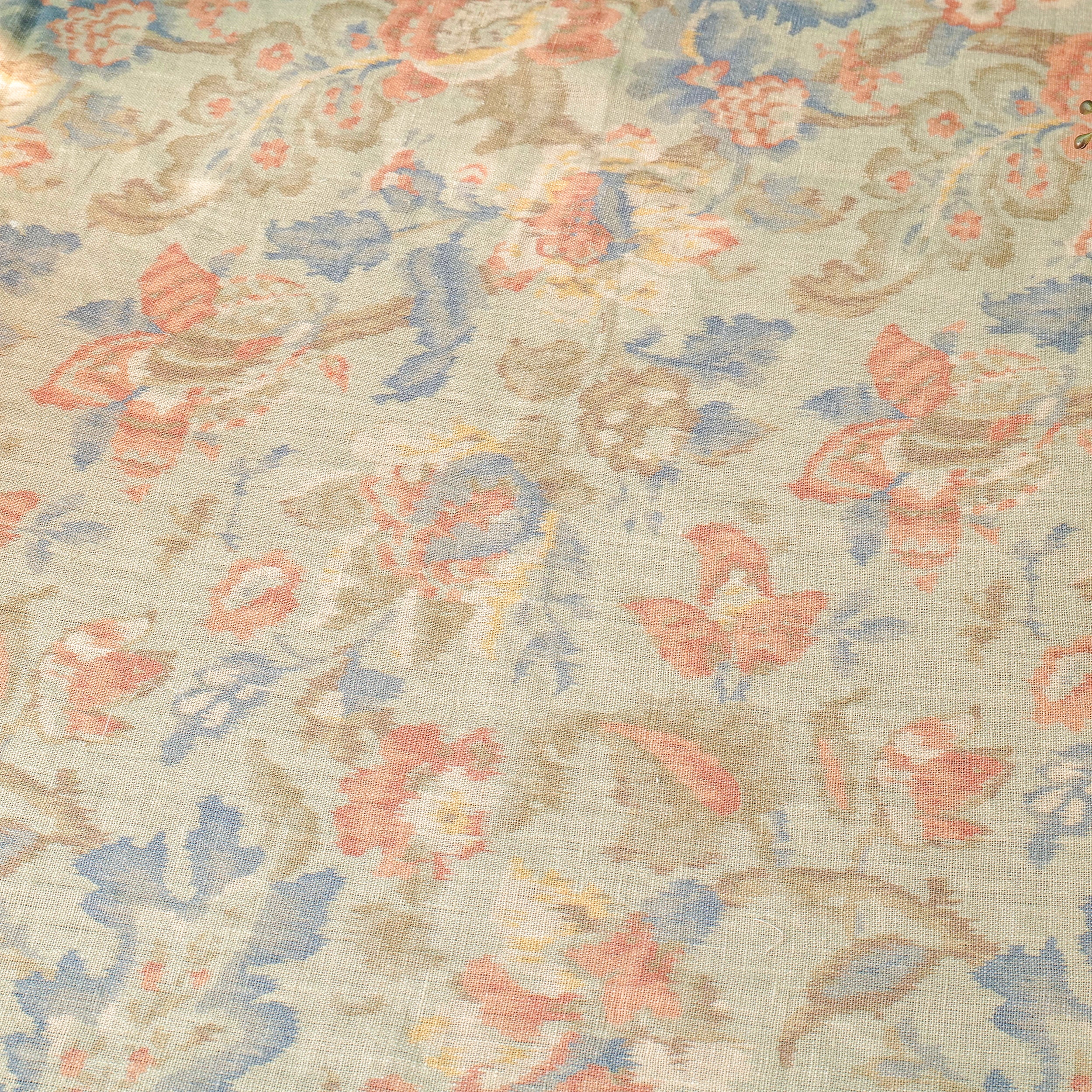 Isabelle's Ikat Tablecloth - Soft Sage