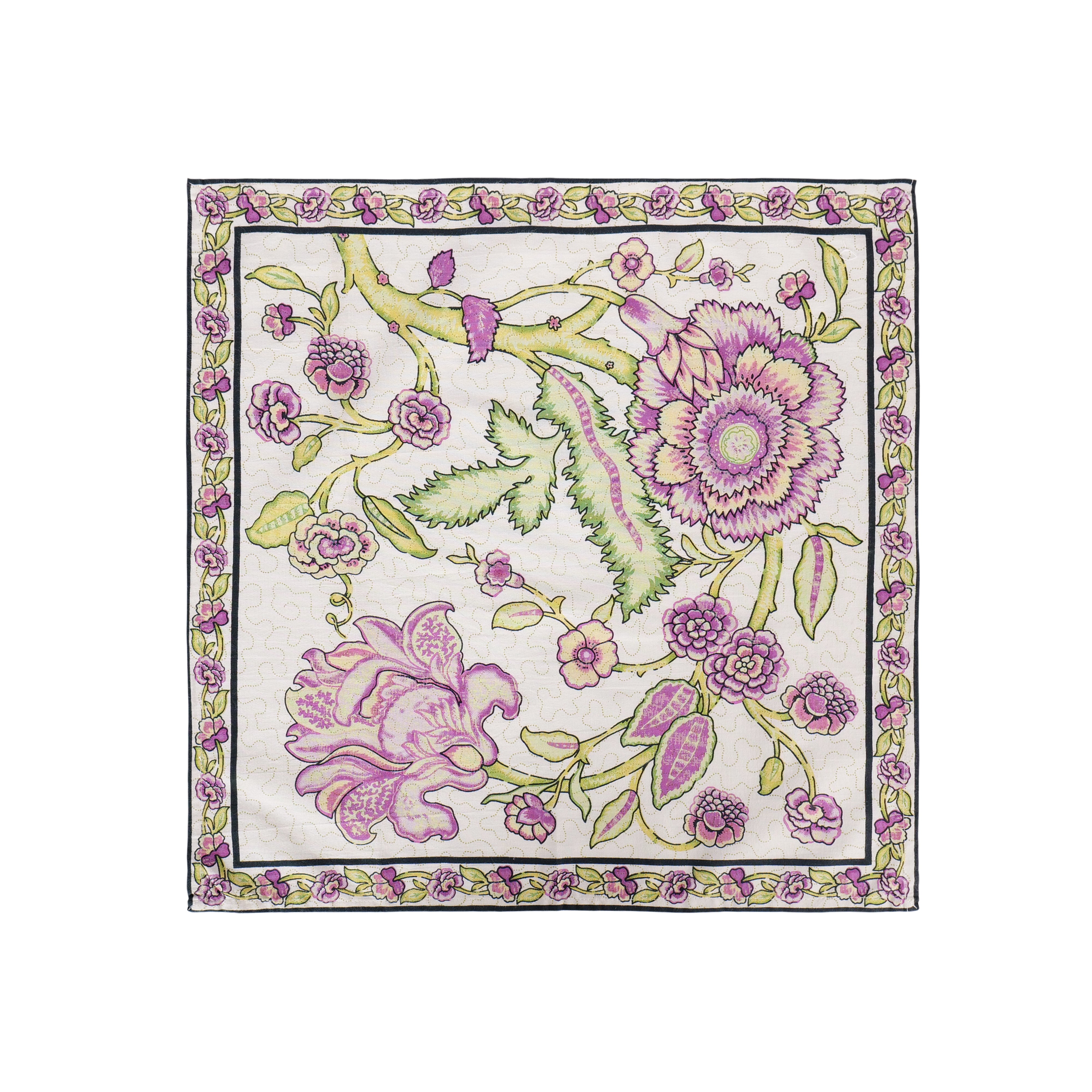 Jacobean Garden Napkin set of 6 - Ecru