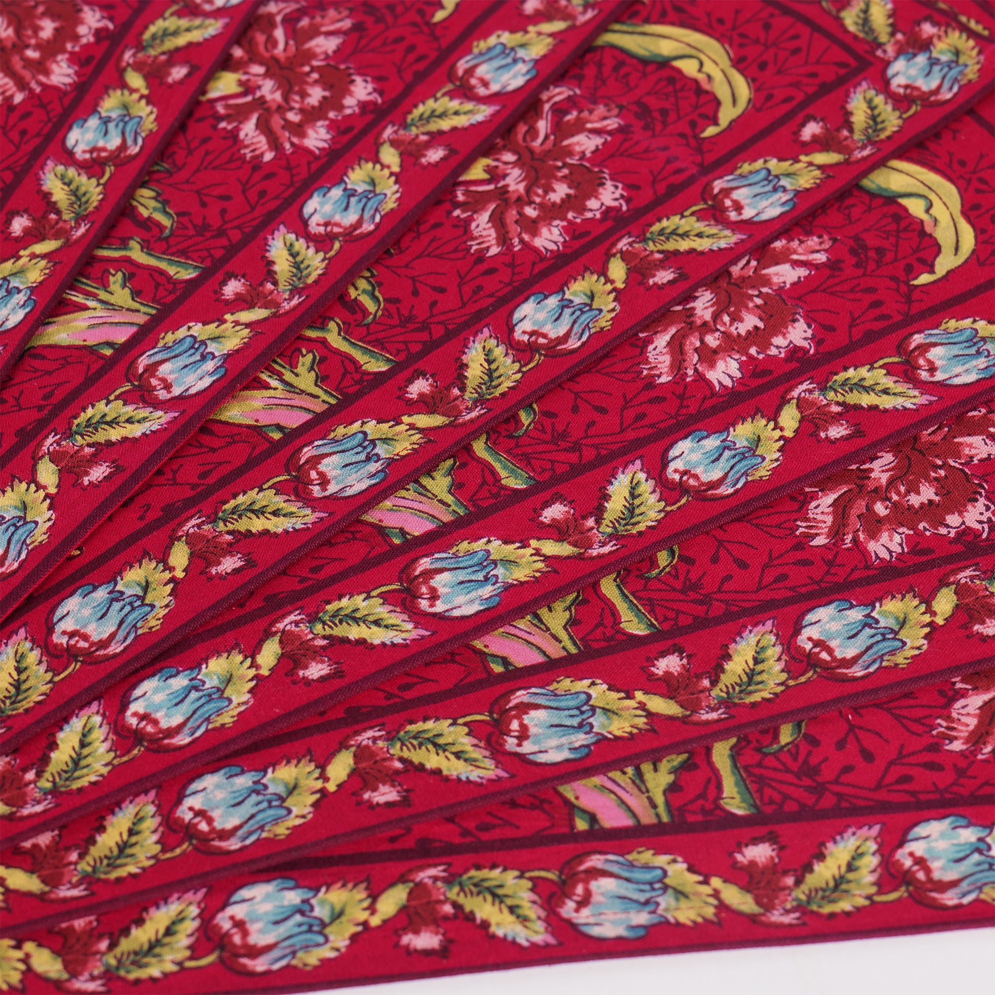 Jaipur Garden placemat set of 6 - Wine