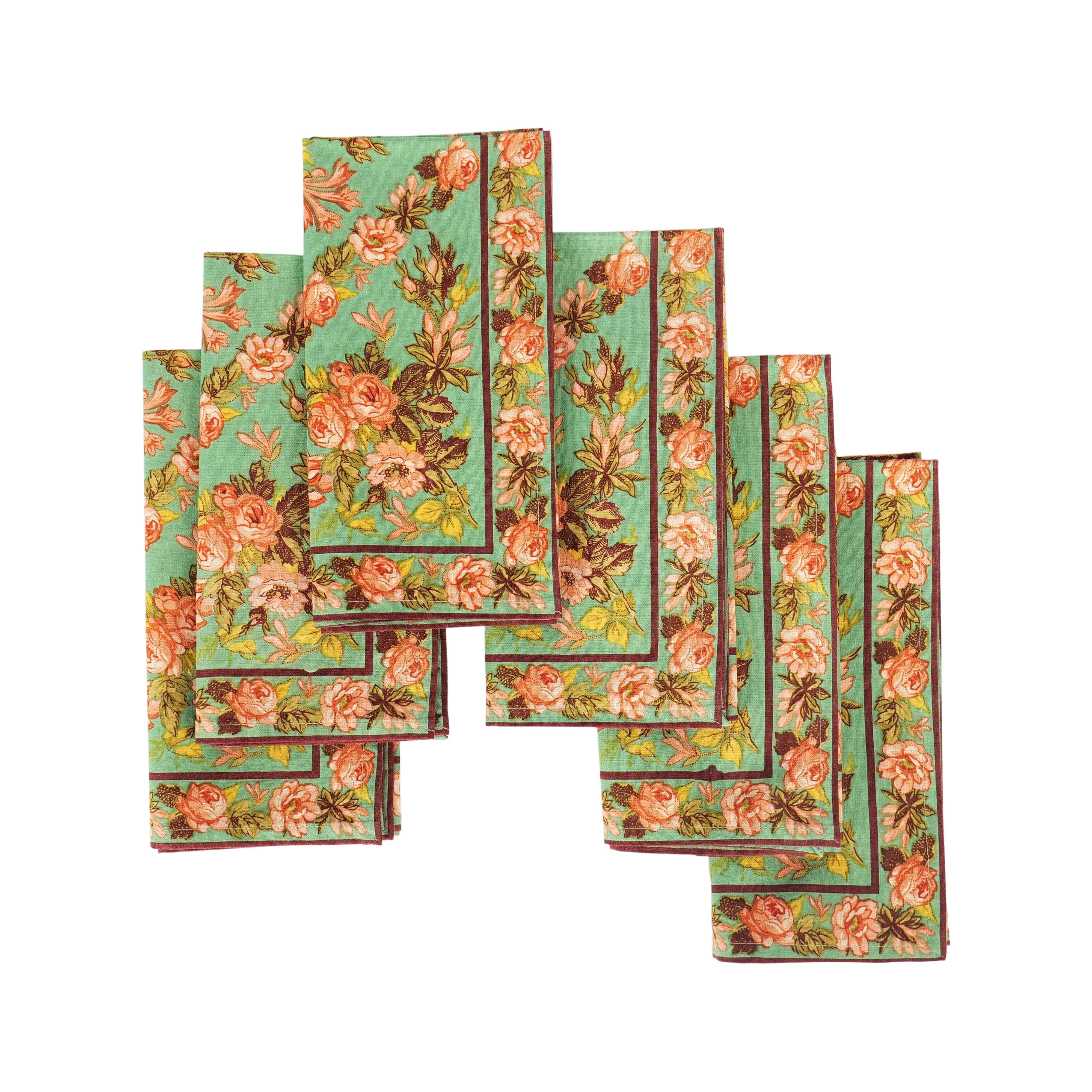 Ma Cherie Napkin set of 6 - Turquoise