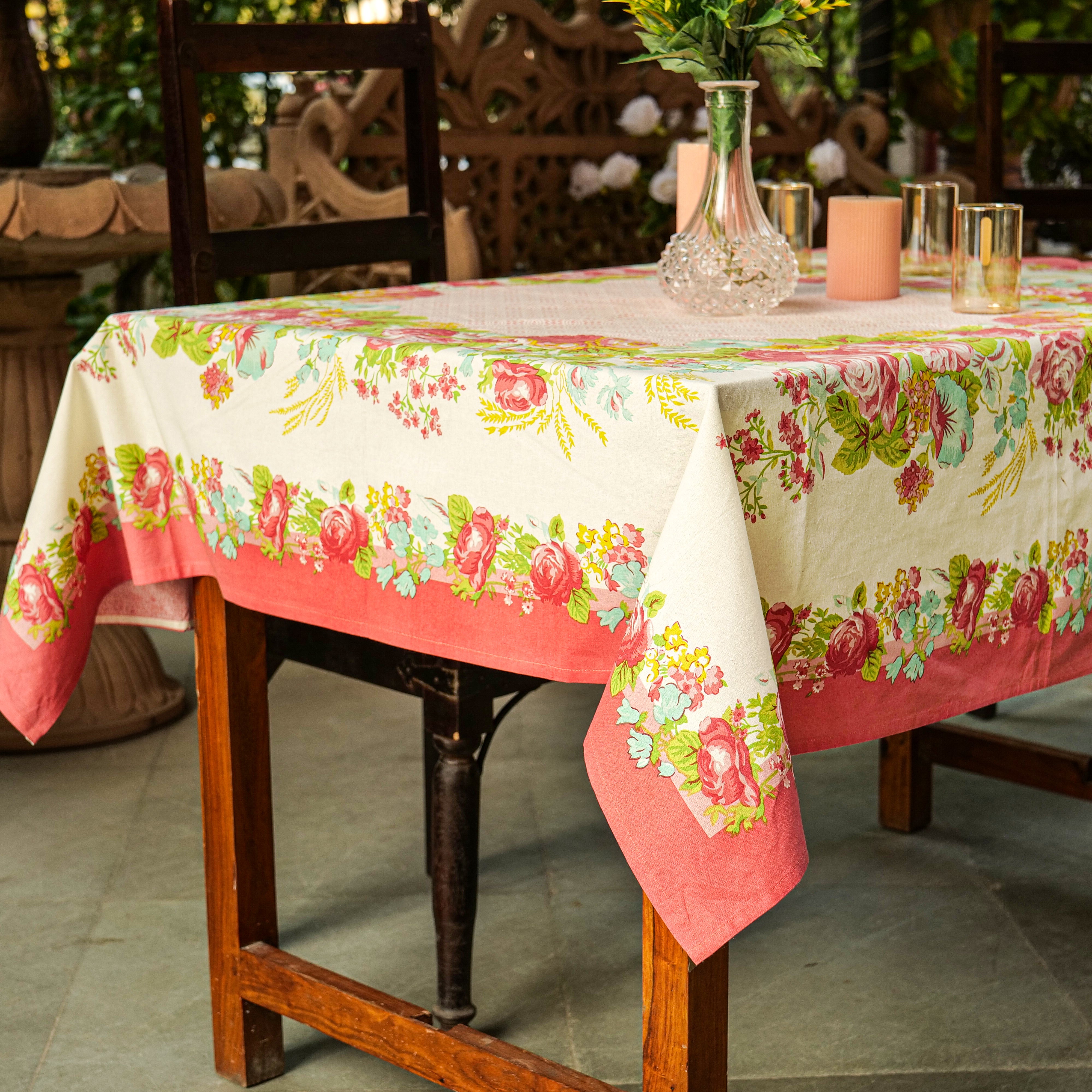 Merion Tablecloth – Coral