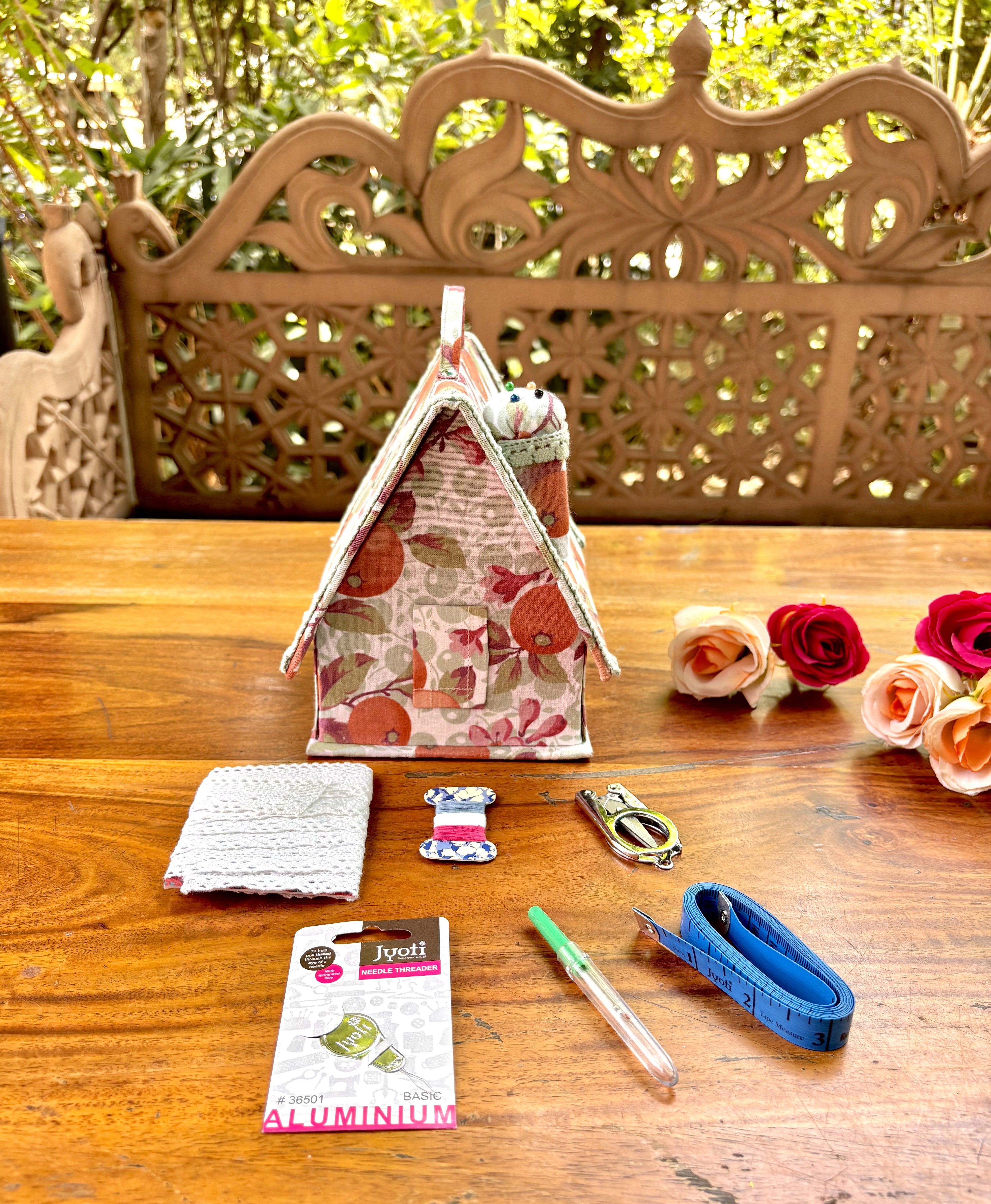 Orange Blossom Sewing House - Green