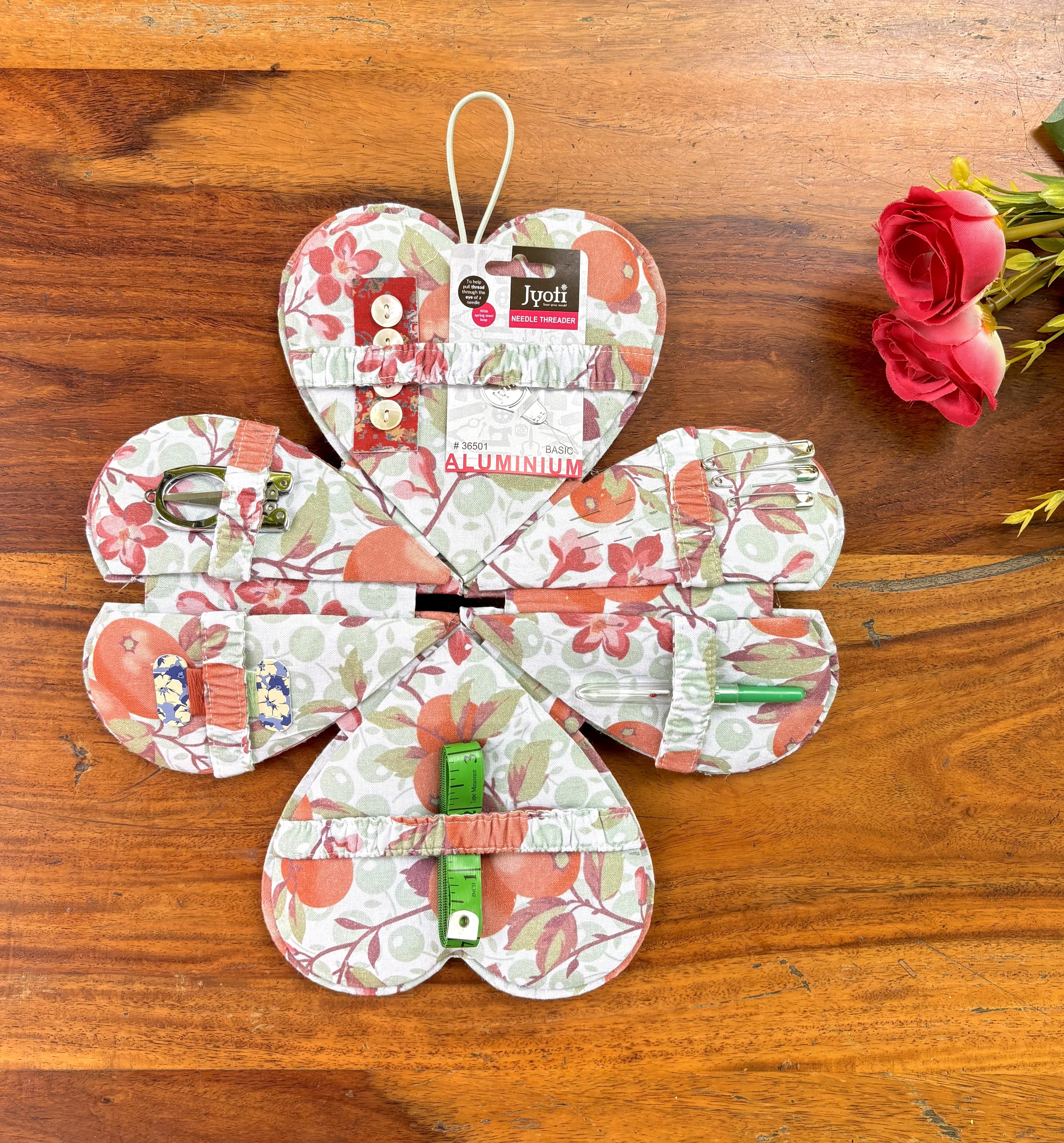 Orange Blossom I Love Sewing Kit - Green