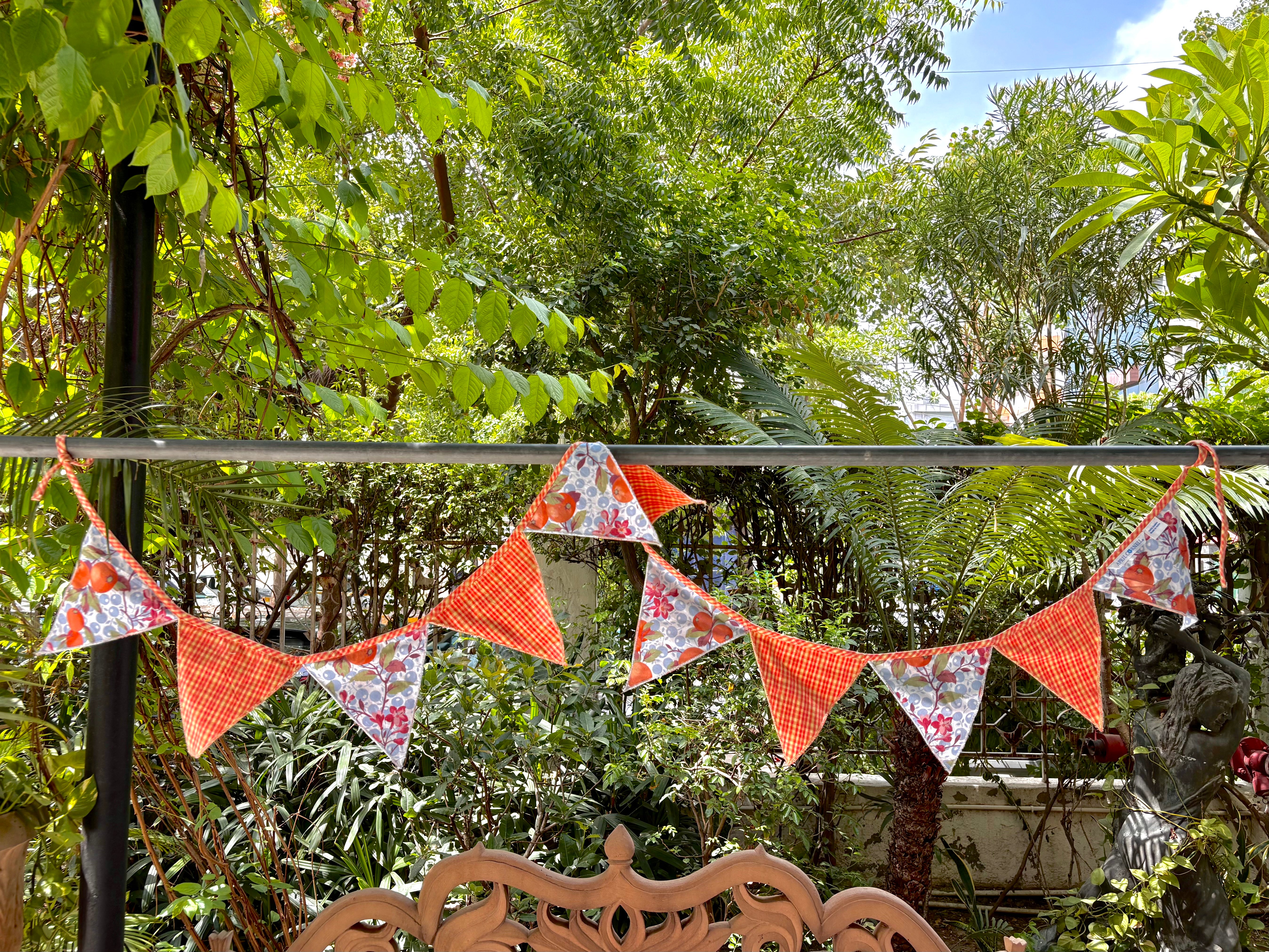 Orange Blossom Pennants - Green