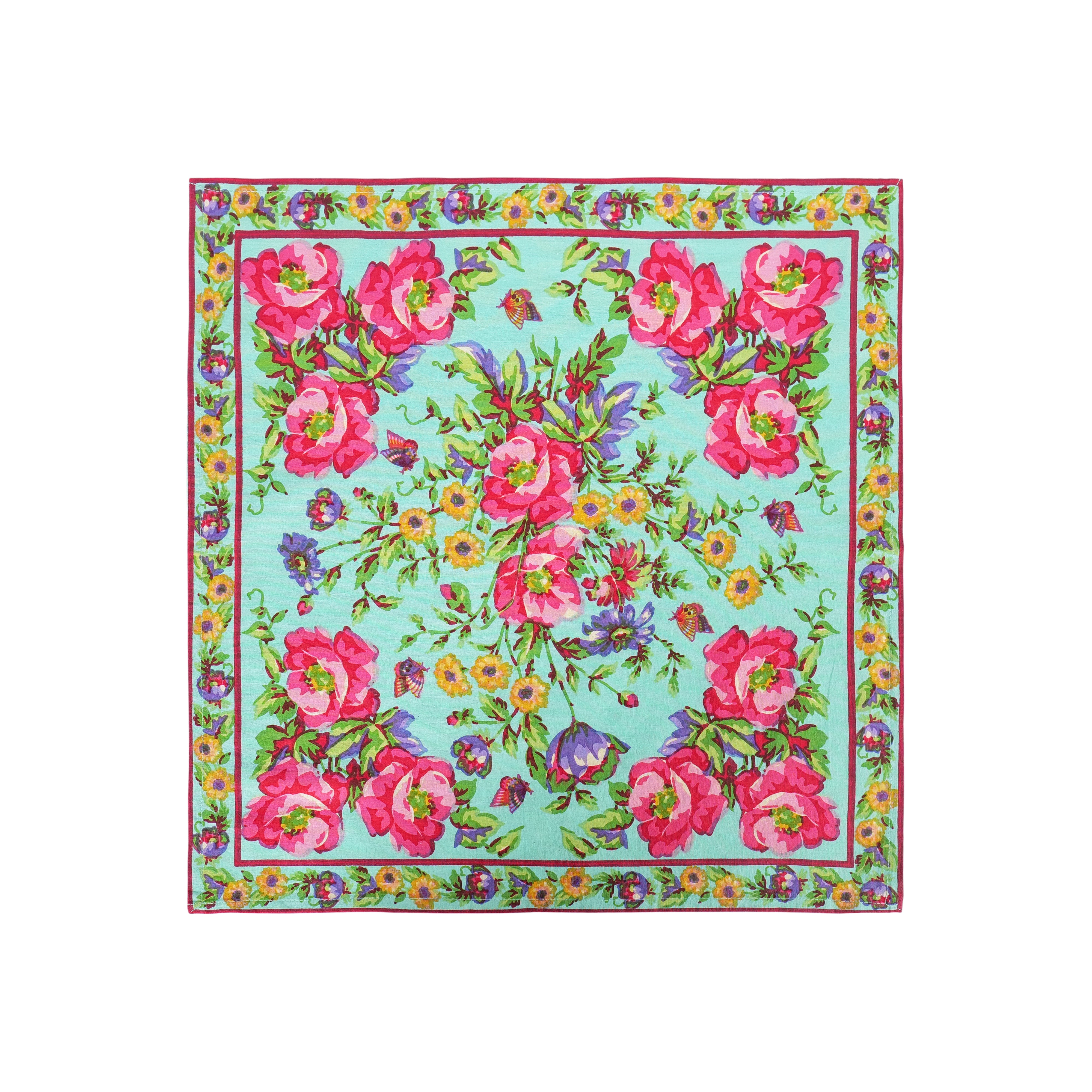 Penny’s Patio Placemat & Napkin Combo Set of 6 – Aqua