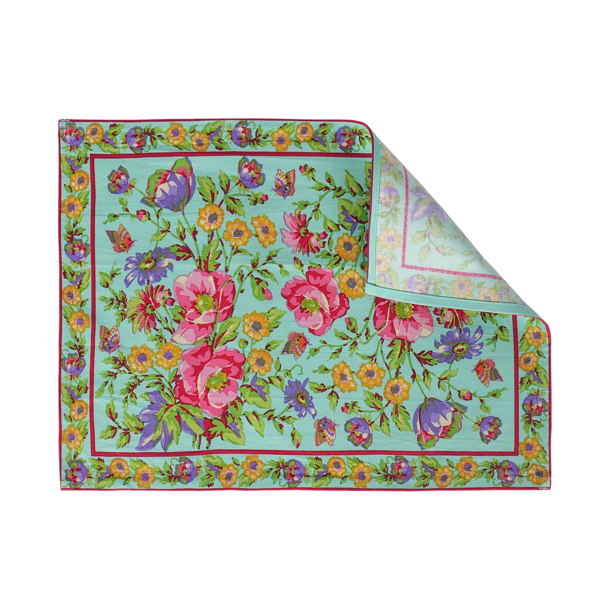 Penny's Patio Placemat set of 6 - Aqua