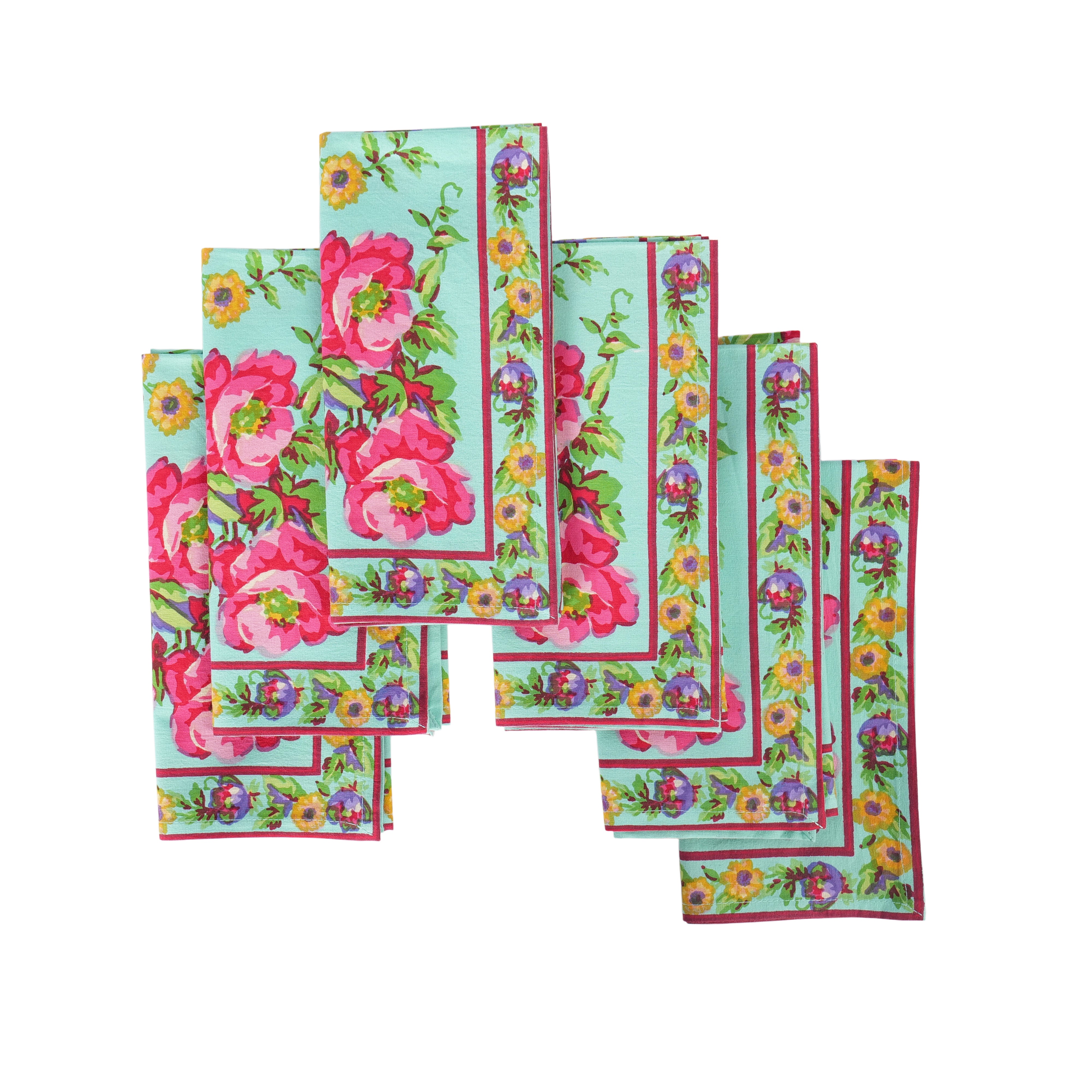 Penny's Patio Napkin set of 6 - Aqua